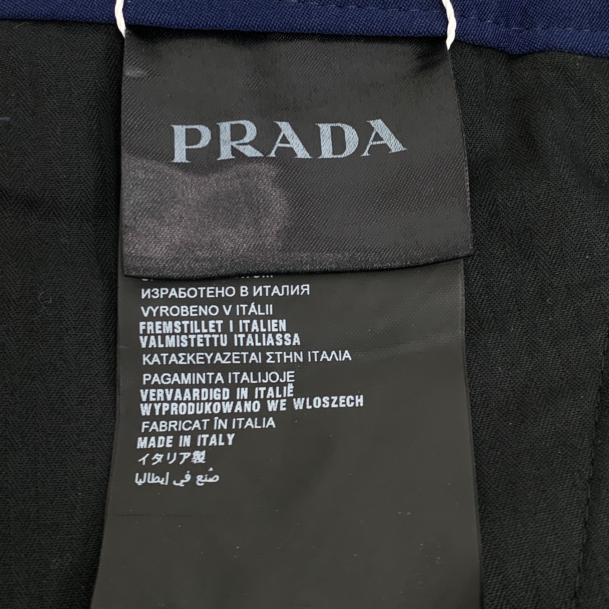 Prada Prada Dark Blue Patchwork Casual Pants (S) Size US 30 / EU 46 - 2 Thumbnail