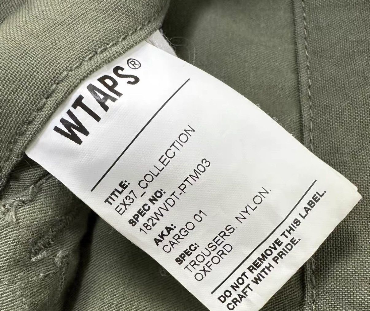 Wtaps WTAPS 18AW CARGO 01 Cargo Jogger Pants J16 Size US 32 / EU 48 - 7 Thumbnail
