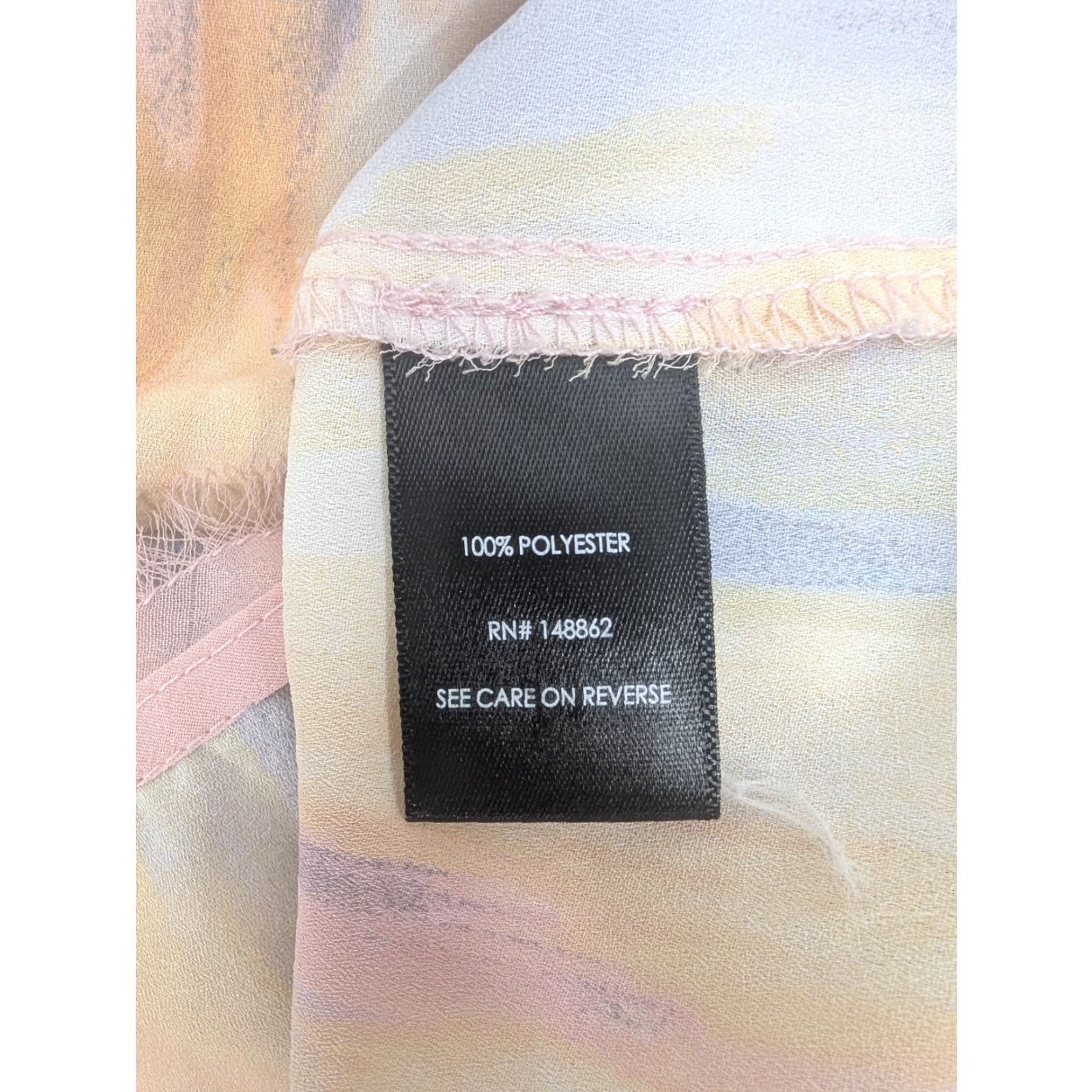 Torrid Torrid Blouse Women's V-Neck Tank Georgette Multicolor 0X Plus Size L/12 Size XL / US 12-14 / IT 48-50 - 6 Thumbnail