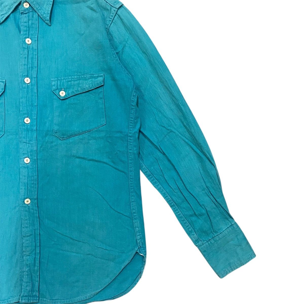 The Real McCoy's ‼️LAST DROP‼️Vintage Joe McCoy Western Pocket Selvedge Shirt Size US M / EU 48-50 / 2 - 4 Thumbnail