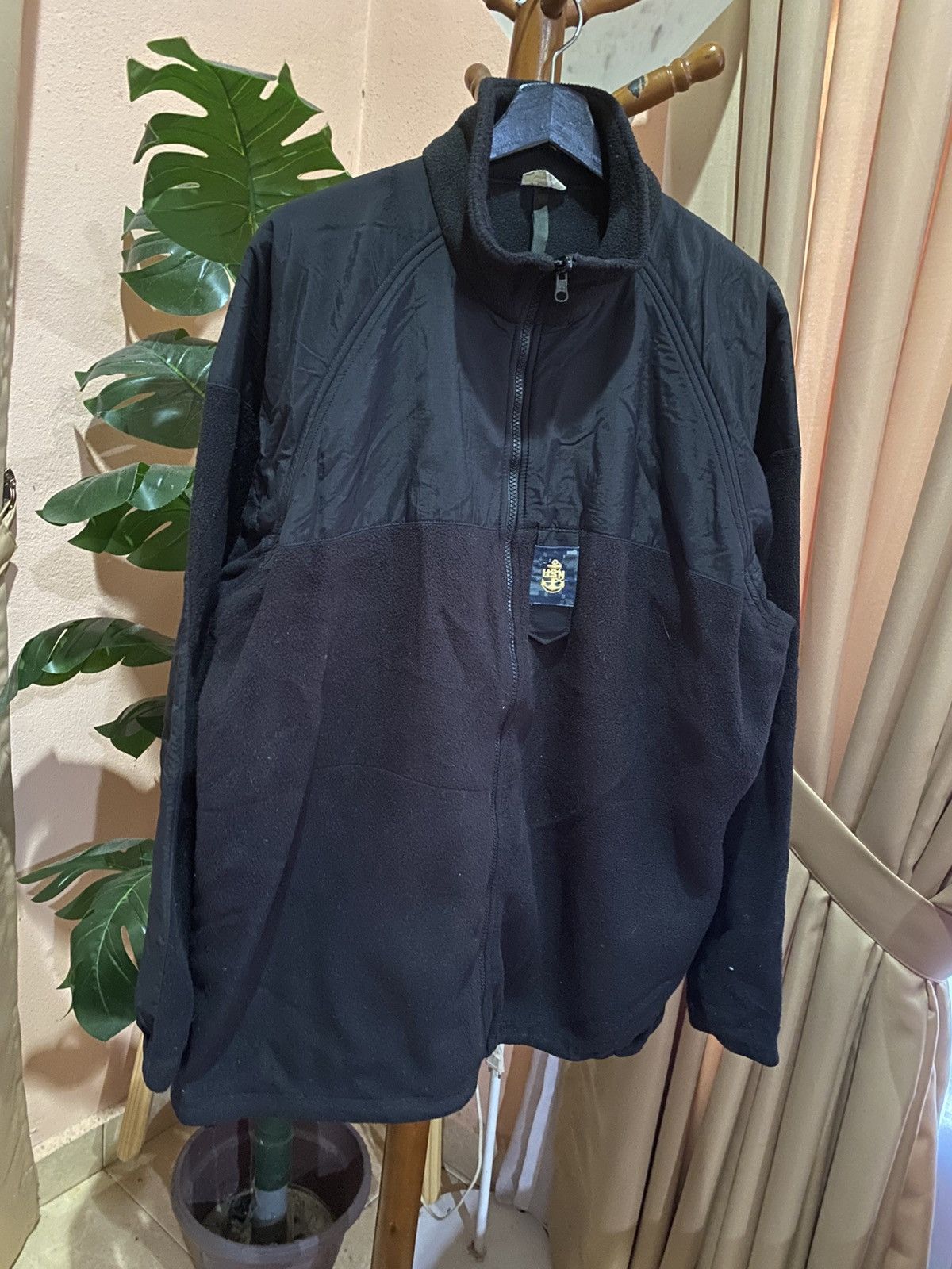 Other VINTAGE 90S USN ZIPPER FLEECE JACKET Size US L / EU 52-54 / 3 - 3 Thumbnail