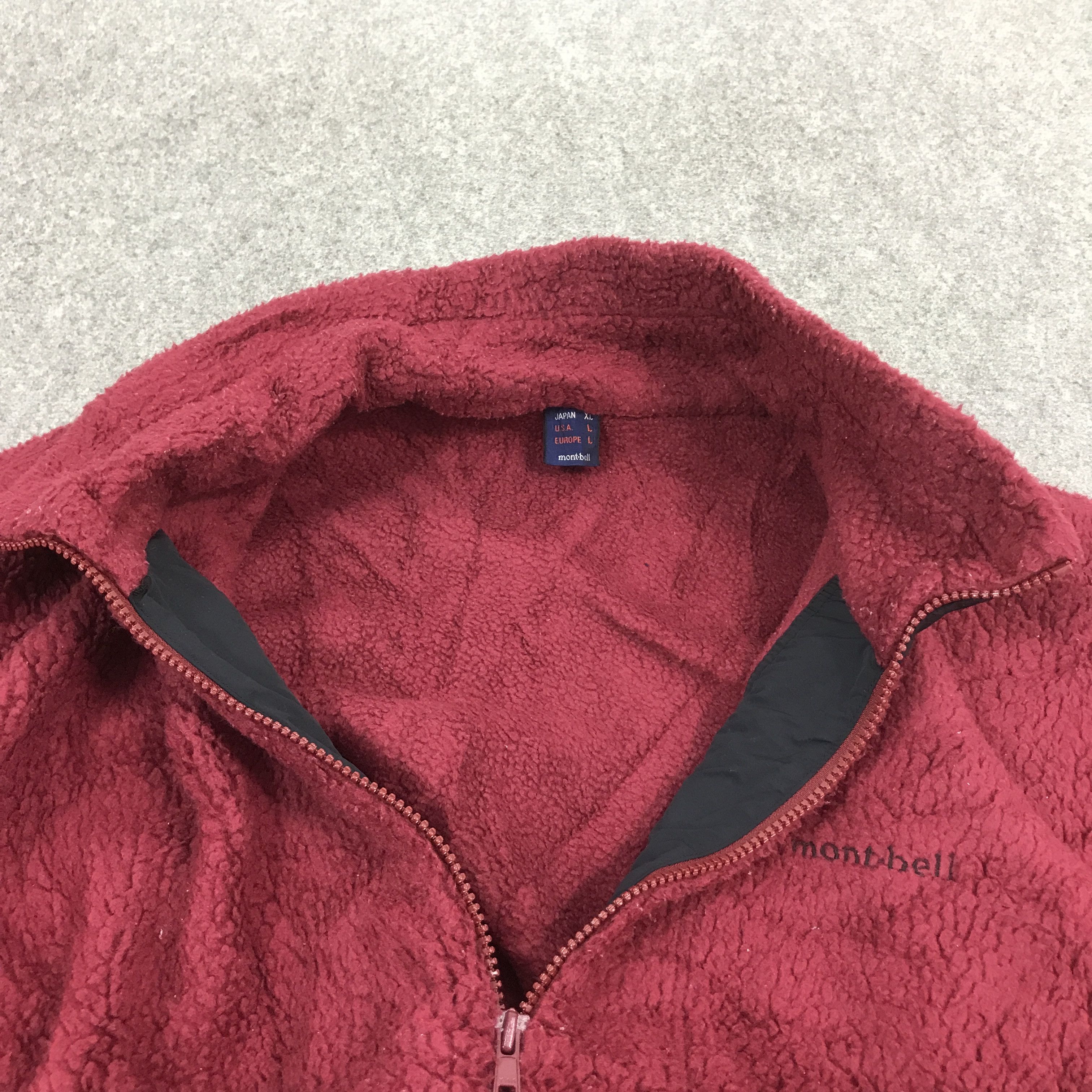 Montbell Mont bell Sherpa fleece zipper Bomber design jacket Size US L / EU 52-54 / 3 - 5 Thumbnail