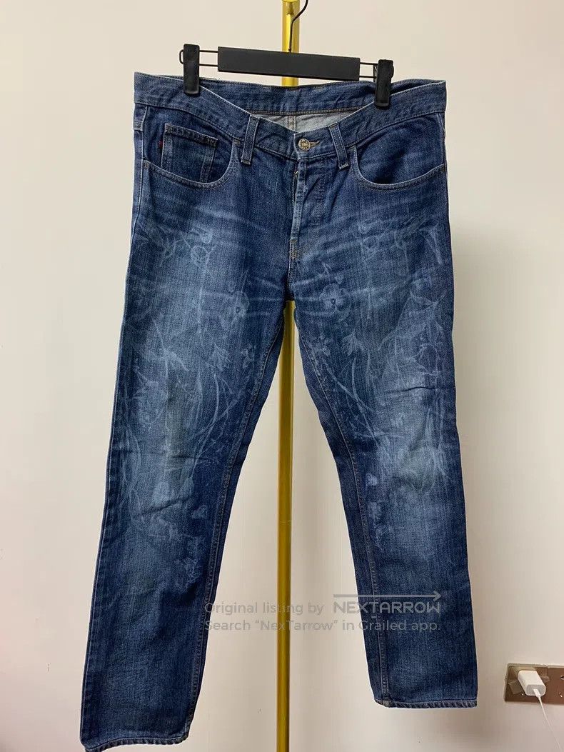 Gucci Gucci Printed washed jeans Size US 30 / EU 46 - 1 Thumbnail