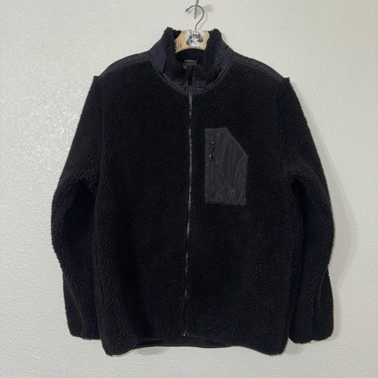 Spyder Spyder Black Deep Pile Fleece Jacket Size Large Size US L / EU 52-54 / 3 - 1 Thumbnail