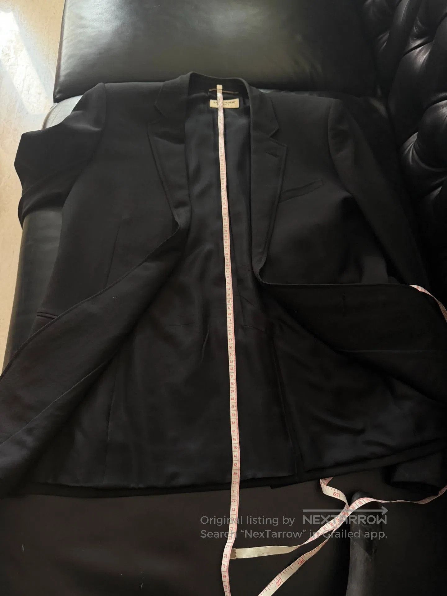 Saint Laurent Paris Saint Laurent Black Smoking Blazer. Size US M / EU 48-50 / 2 - 7 Thumbnail