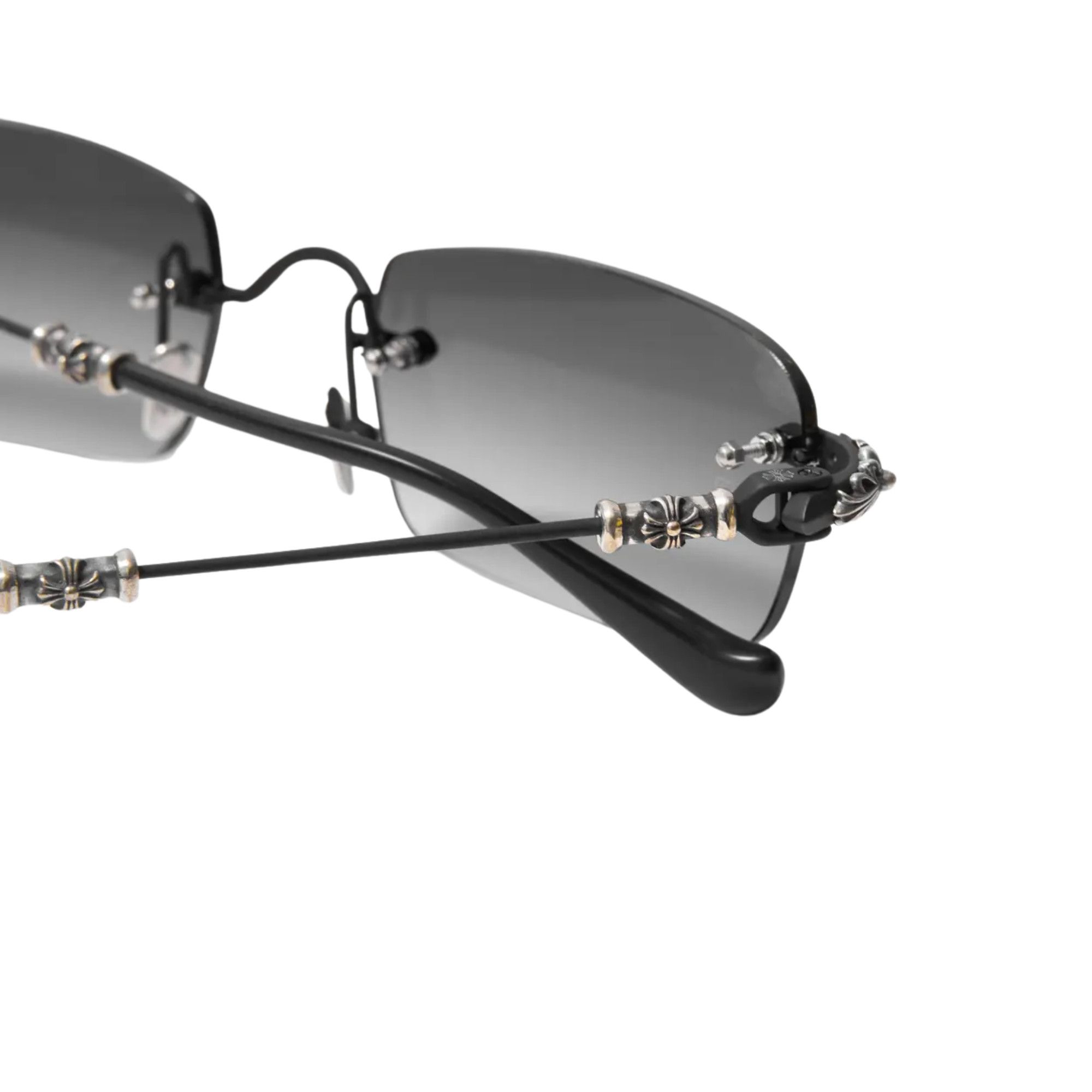 Chrome Hearts CHROME HEARTS BOX-OFFICER MATTE-BLACK SUNGLASSES Size ONE SIZE - 7 Thumbnail