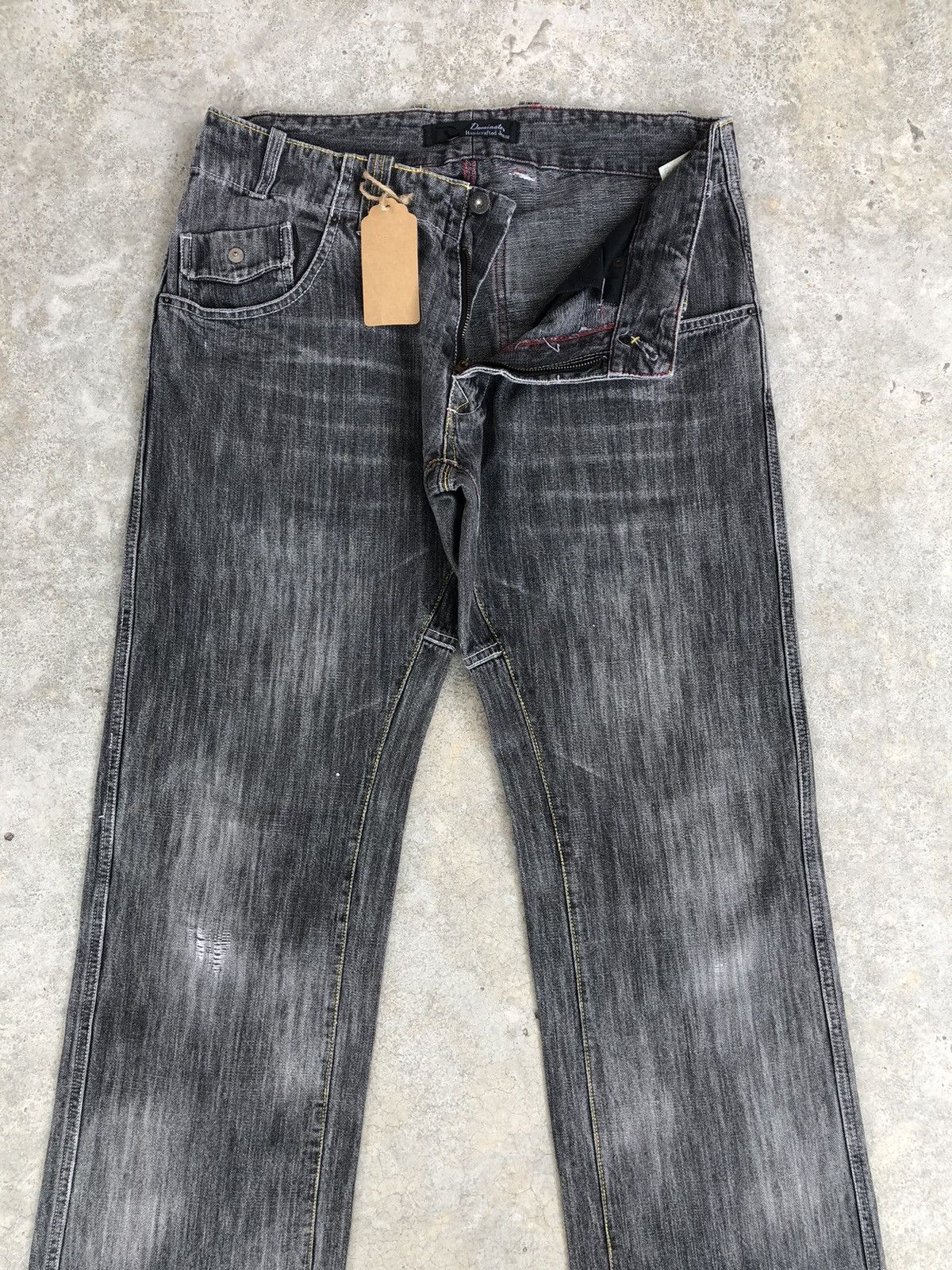 If Six Was Nine Dominate Handcrafted Flared Jeans Distressed Jeans Size US 33 - 3 Thumbnail