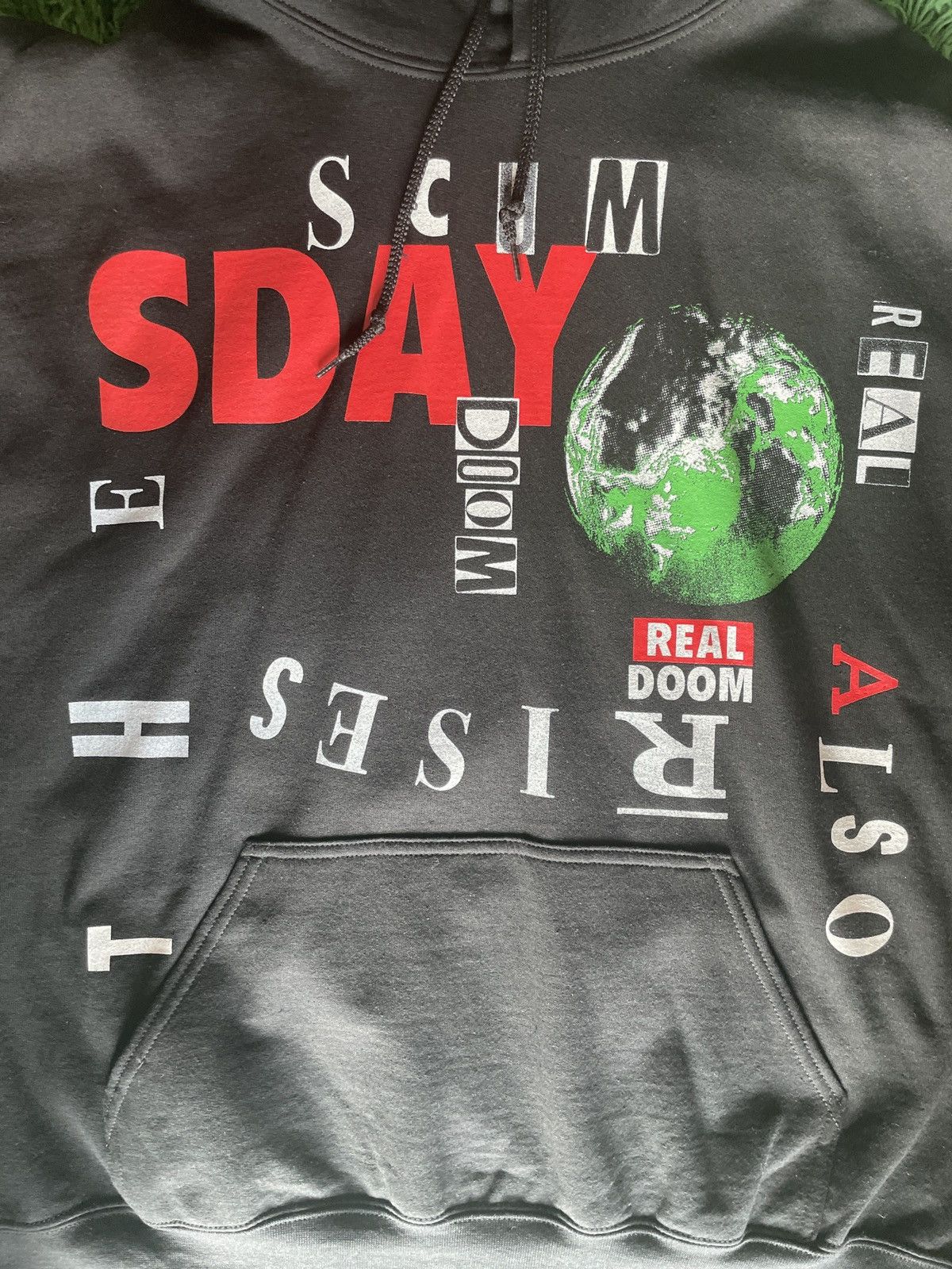 Saint Michael Saint Michael Scums Day Hooded Sweatshirt Black L/XL Size US L / EU 52-54 / 3 - 2 Thumbnail