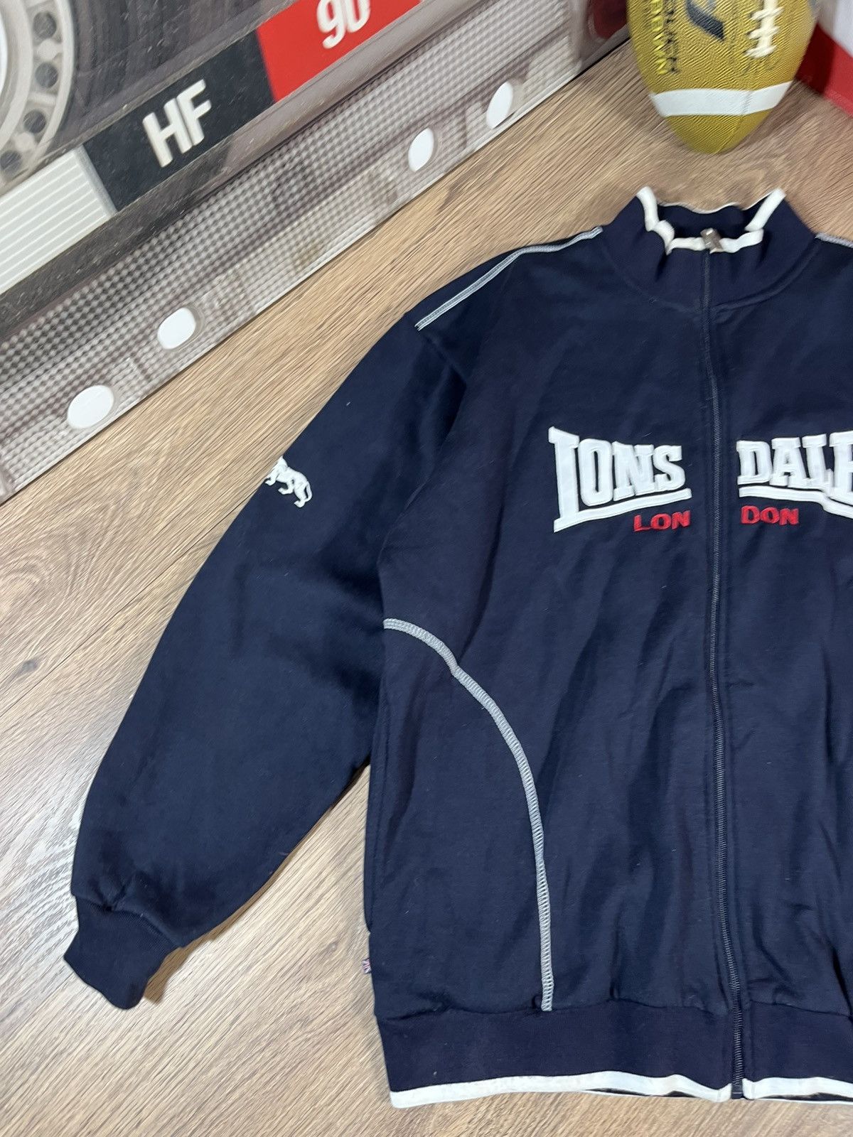 Lonsdale Vintage Lonsdale London Zip Up Bomber Jacket Y2K Rare Size US XXL / EU 58 / 5 - 2 Thumbnail