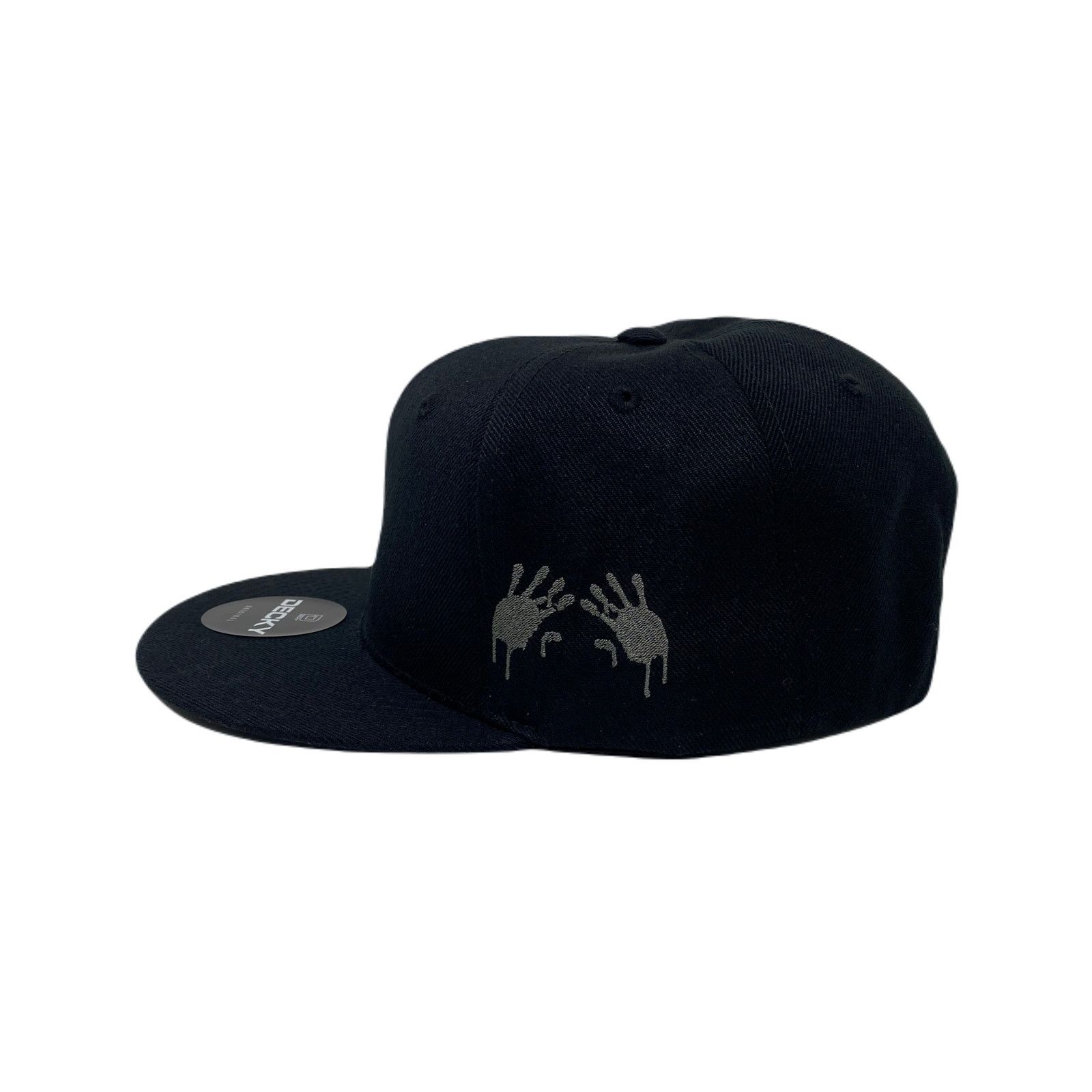 Other Los Angeles LA Drip (Grey) Bloody Hands Snapback Hat Size ONE SIZE - 6 Thumbnail