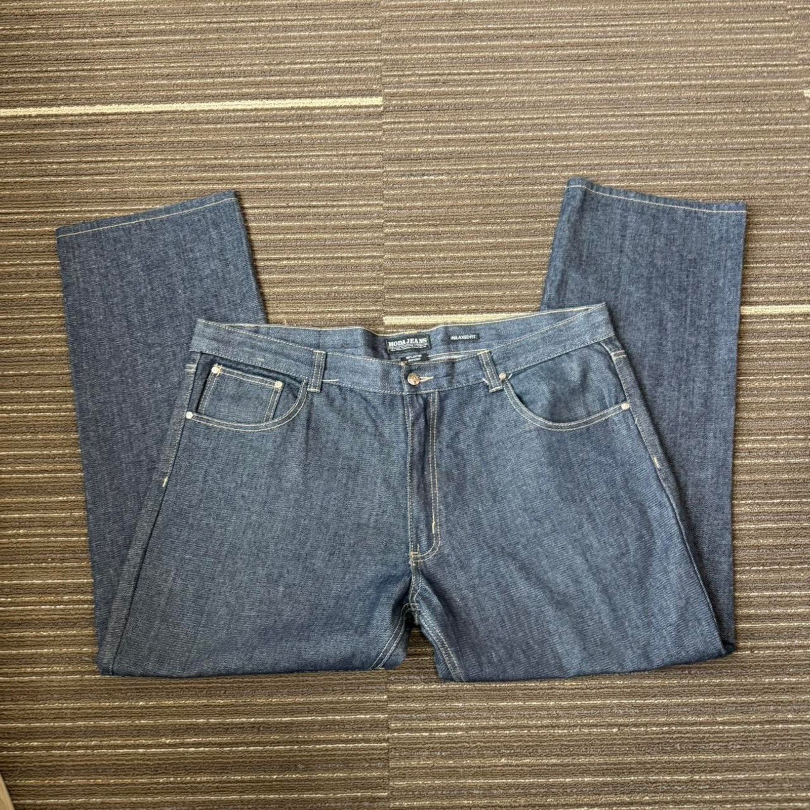 JNCO × Vintage Vintage 90s Y2k Blue Baggy Moda Jeans Denim Jeans Size US 42 / EU 58 - 5 Thumbnail