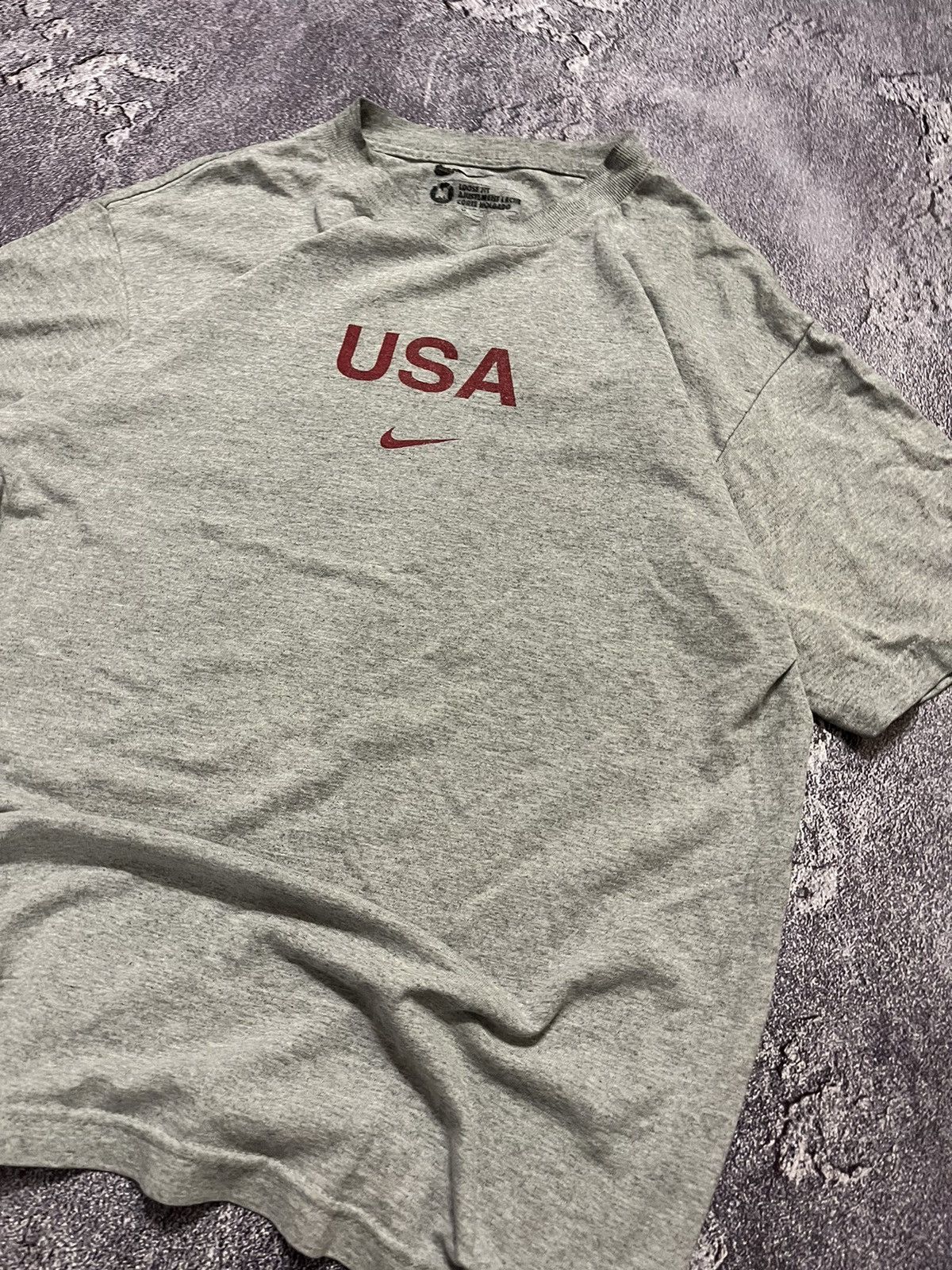 Nike vintage center swoosh nike usa tee shirt Size US M / EU 48-50 / 2 - 5 Thumbnail