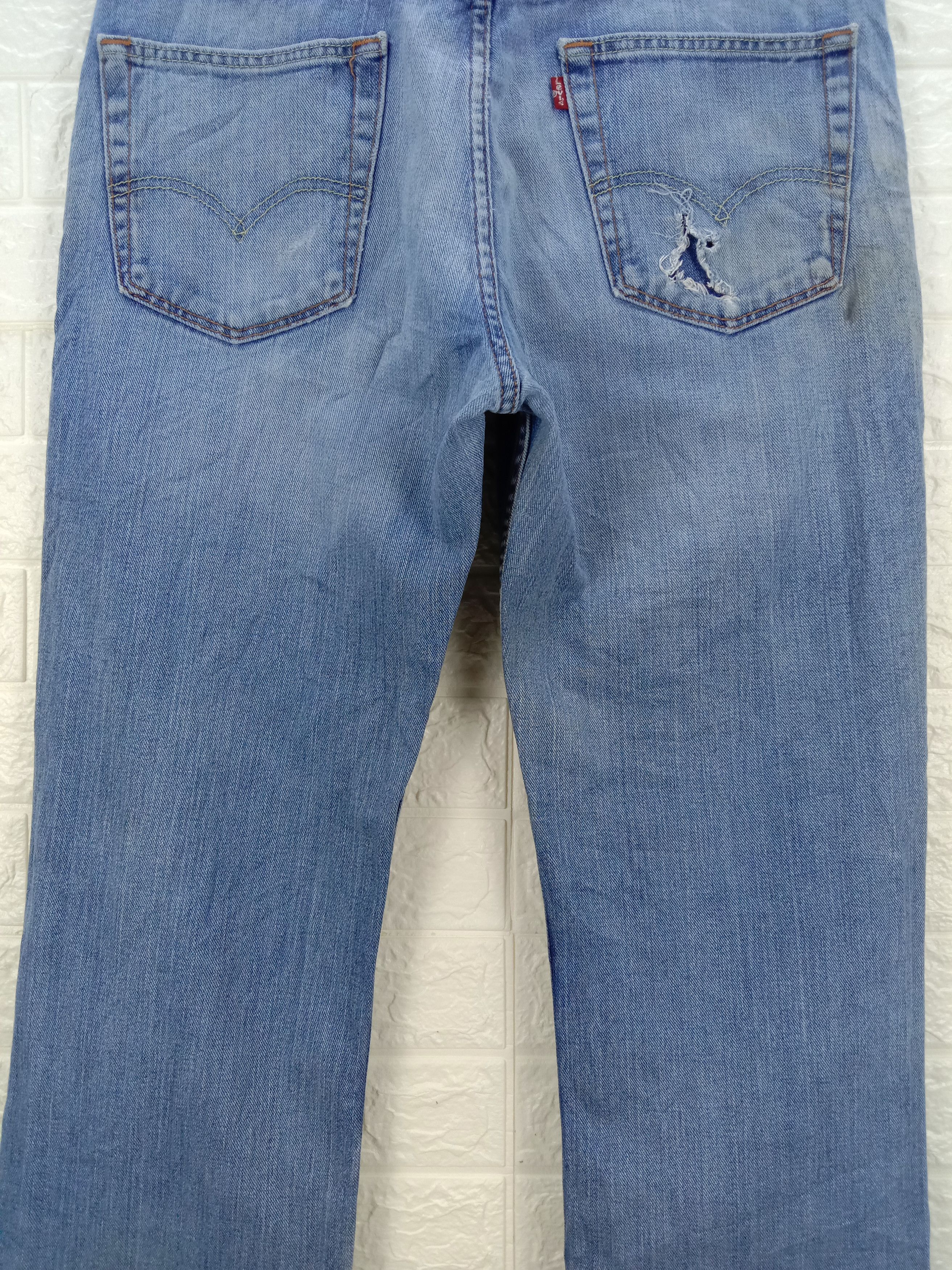 Levi's Vintage Levi's 514 Jeans Blue Wash Slim Straight Denim Size US 36 / EU 52 - 7 Thumbnail