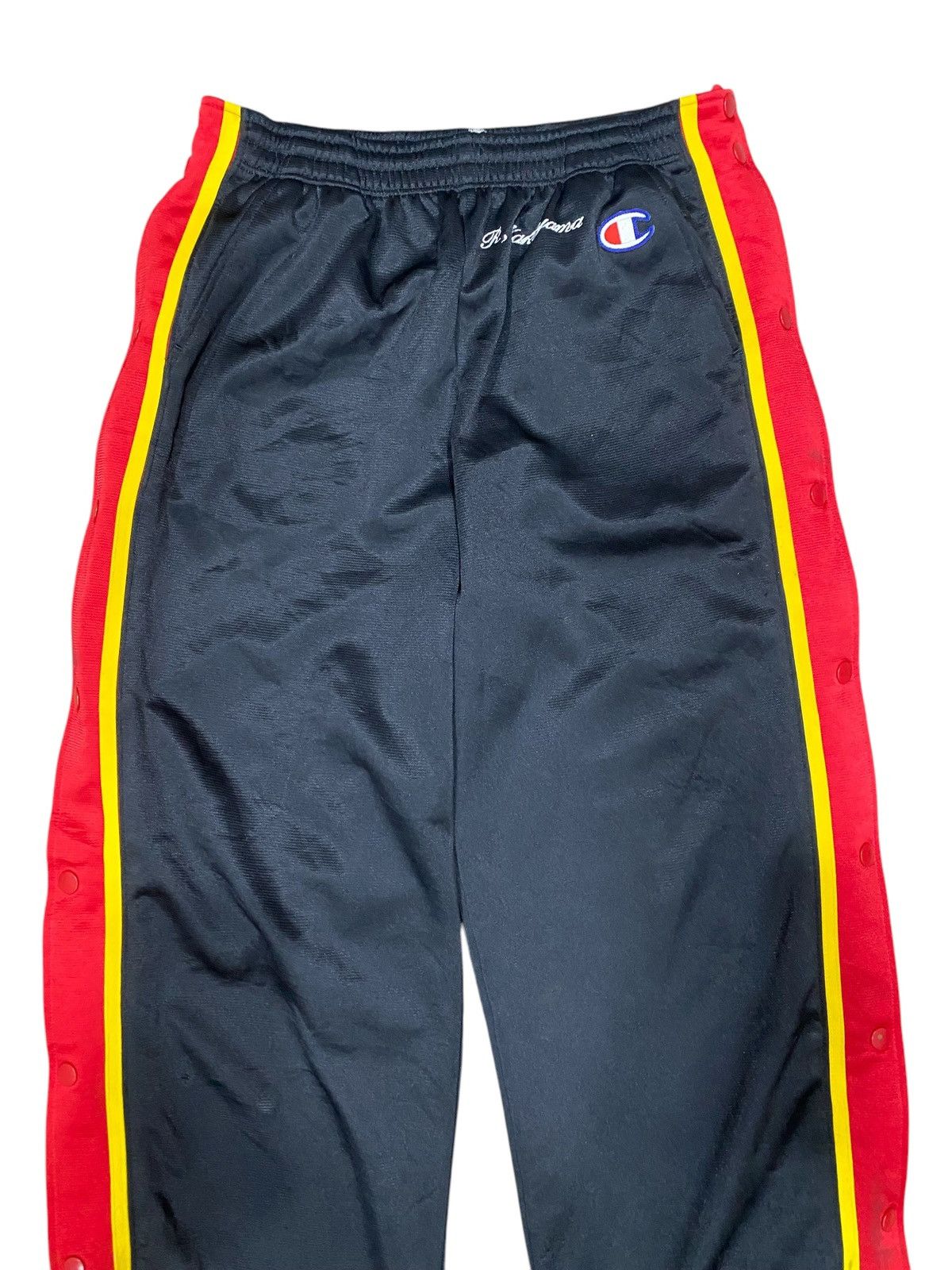 Champion Vintage CHAMPION Full Snap Button Track Pant Size US 37 - 2 Thumbnail