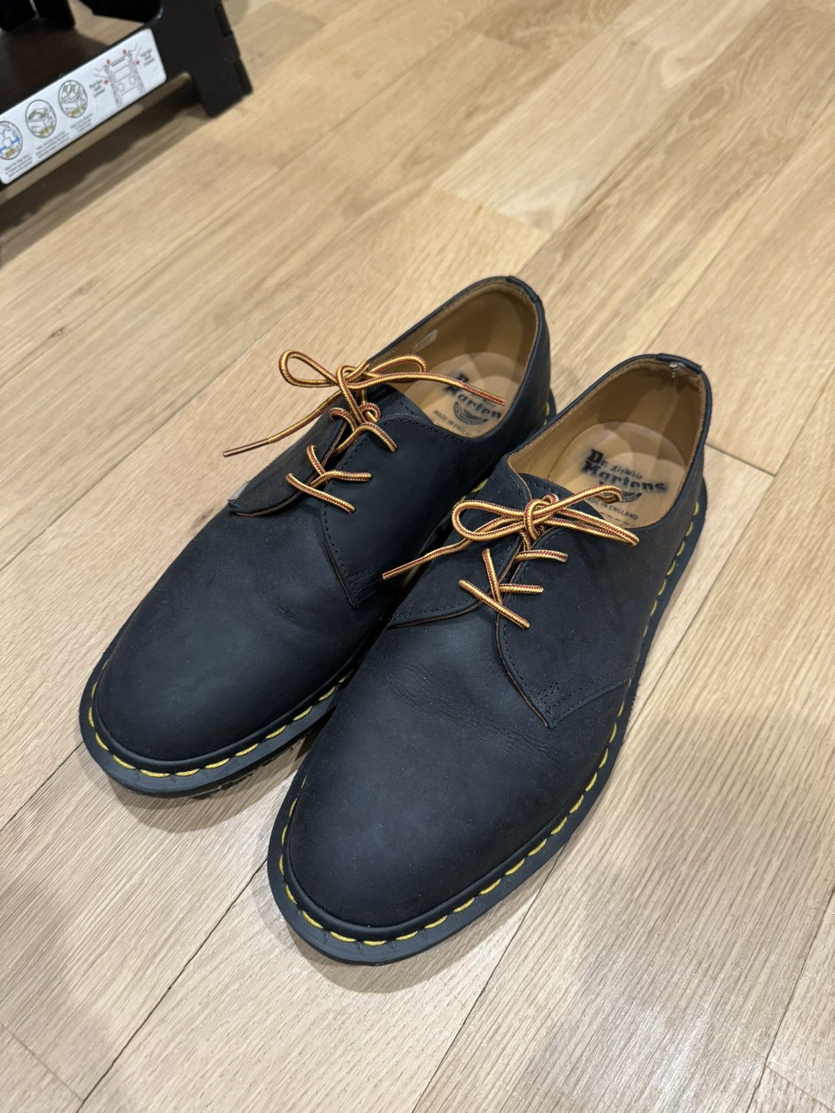 image of Dr Martens x Jjjjound Jjjound X Doc Martens Archie Ii Shoes in Black, Men's (Size 9)