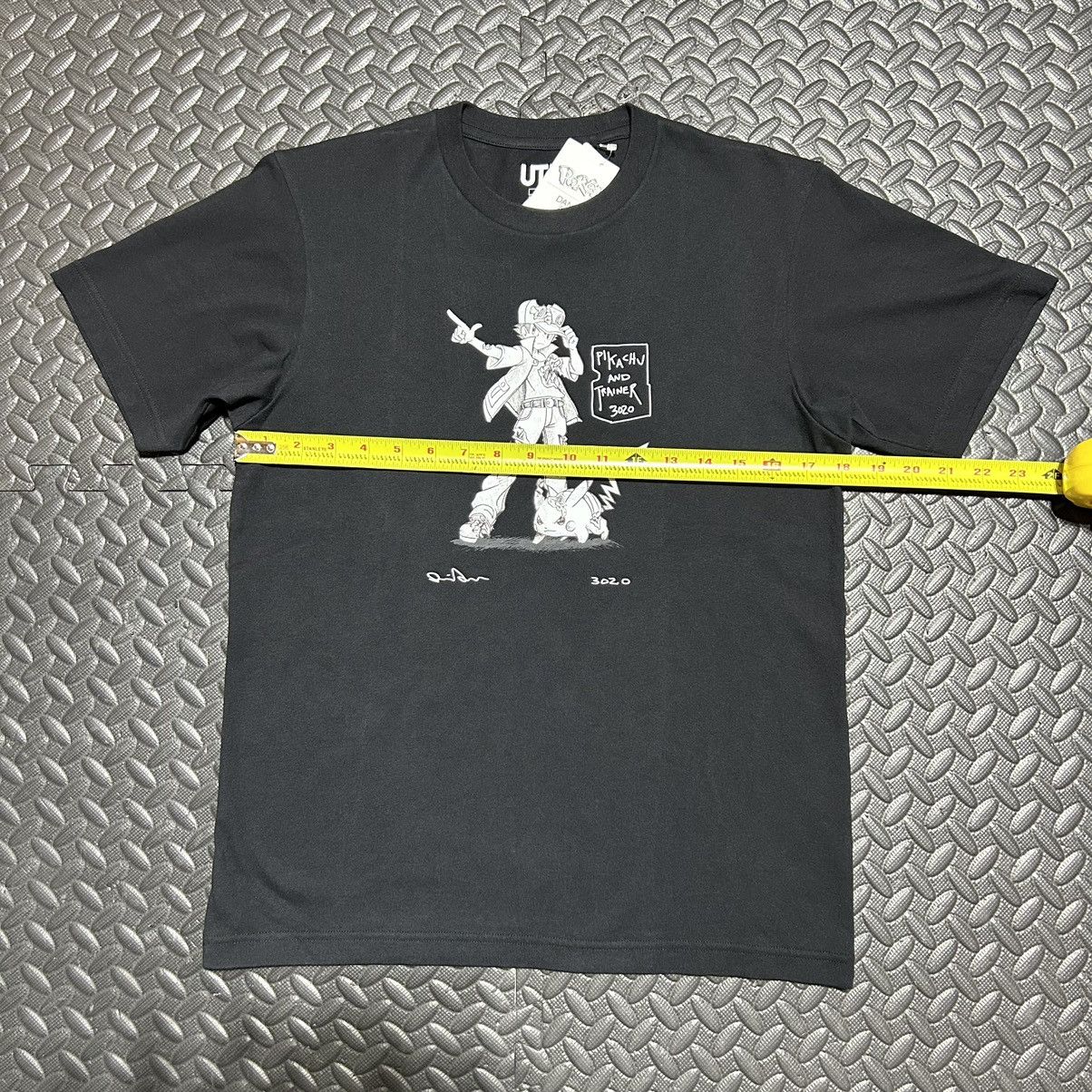 Pokemon × Uniqlo Uniqlo Pokemon Daniel Arsham Shirt Pikachu Black Mens XS NEW Size US XS / EU 42 / 0 - 6 Thumbnail