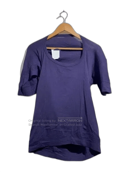 Yohji Yamamoto Yohji Yamamoto Ys Purple 3/4 Sleeve Top Size US M / EU 48-50 / 2 - 1 Thumbnail