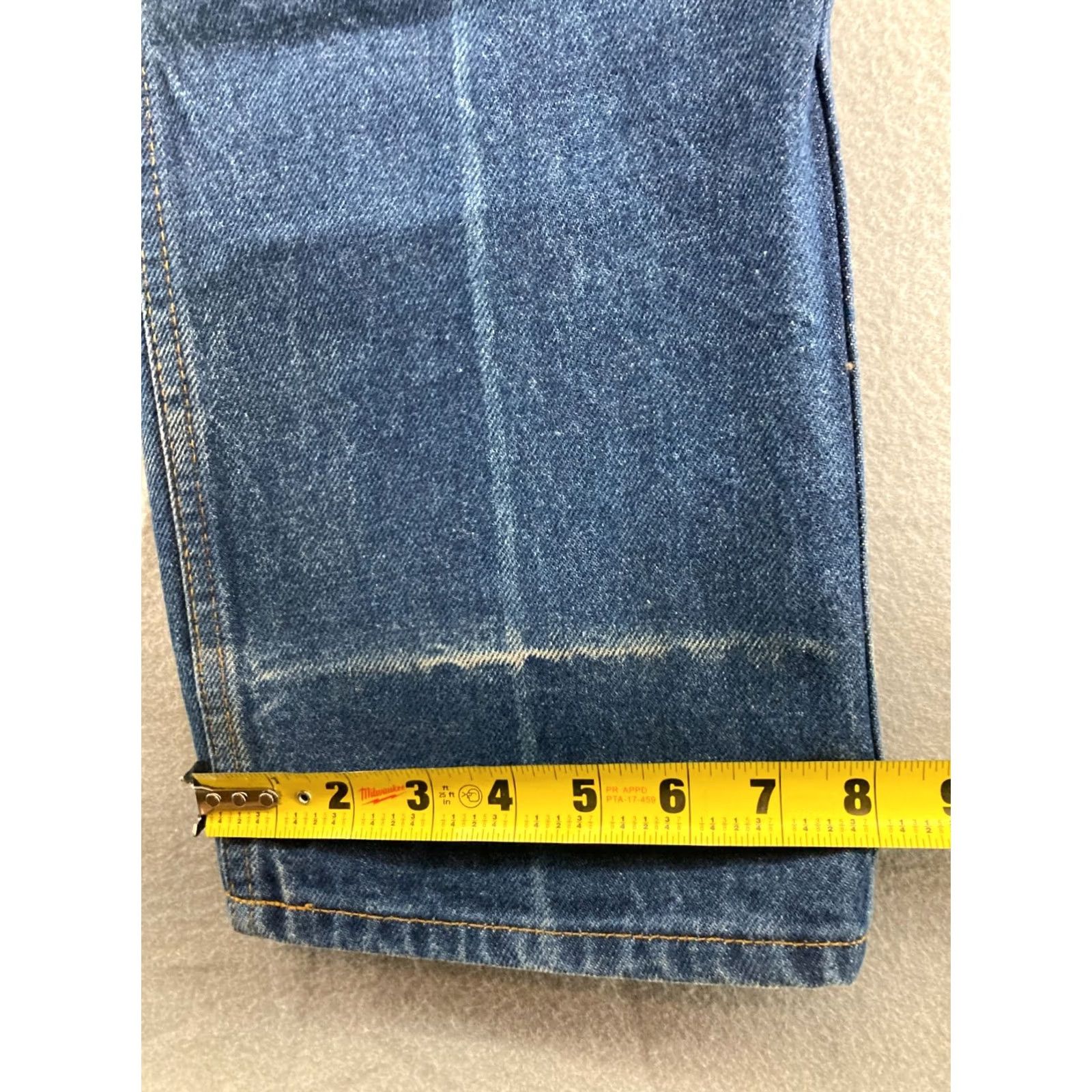 Levi's VINTAGE Levi's Jeans Women Regular Bootcut 70s Blue Denim Mid Rise 28x30 WW Mens Girls Size 28" / US 6 / IT 42 - 6 Thumbnail