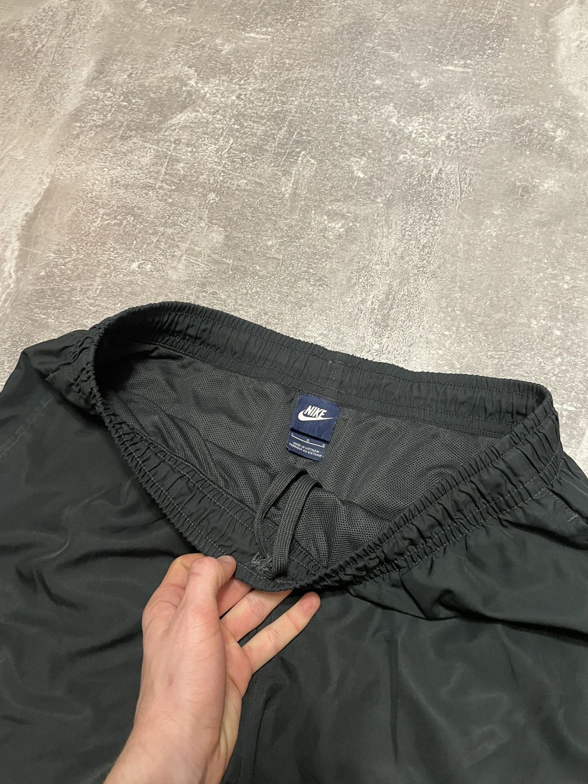 Nike × Vintage Vintage Nike Nylon Black Pants Drill Size L Size US 34 / EU 50 - 9 Thumbnail