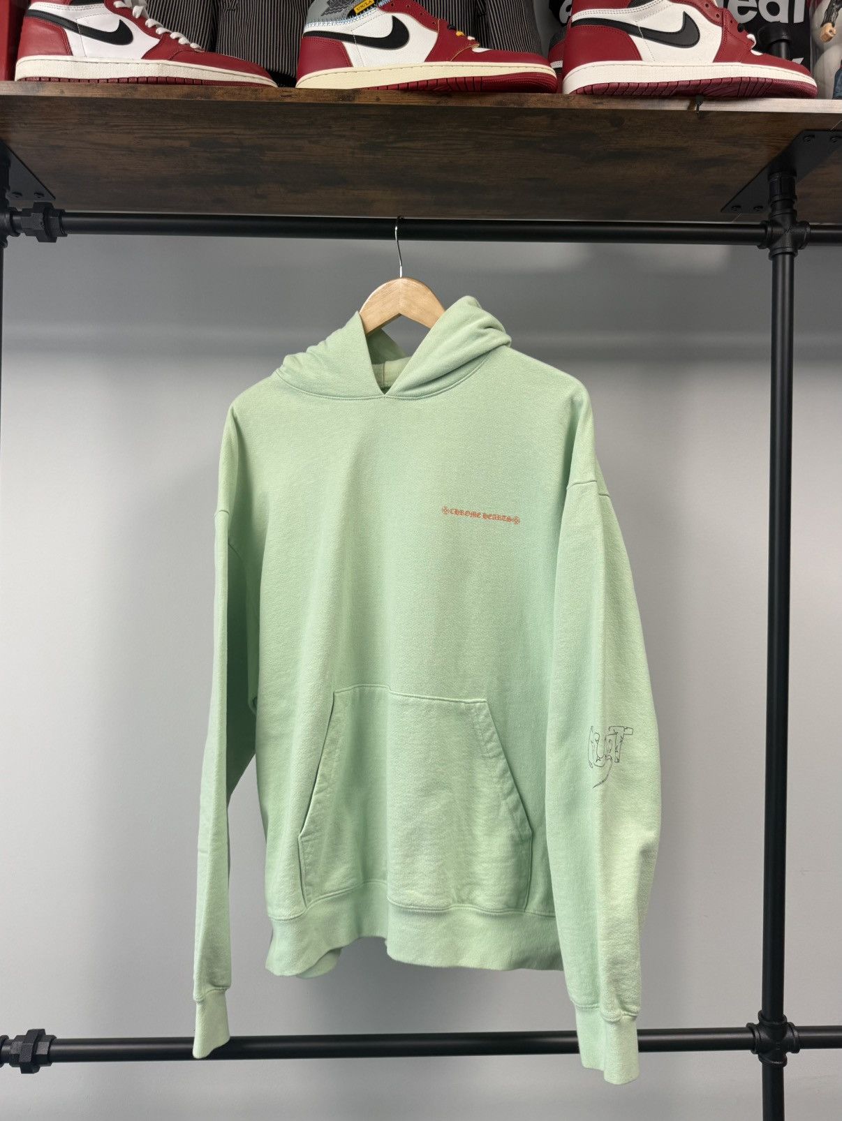 Chrome Hearts Chrome Hearts x Matty Boy "Lust" Mint Green Hoodie - XL Size US XL / EU 56 / 4 - 2 Thumbnail