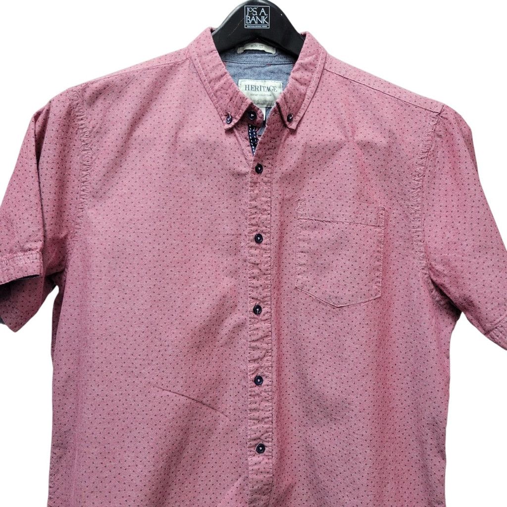 Report Collection Heritage Report Collection Slim-Fit Short Sleeves Button-Up Size US XL / EU 56 / 4 - 3 Thumbnail