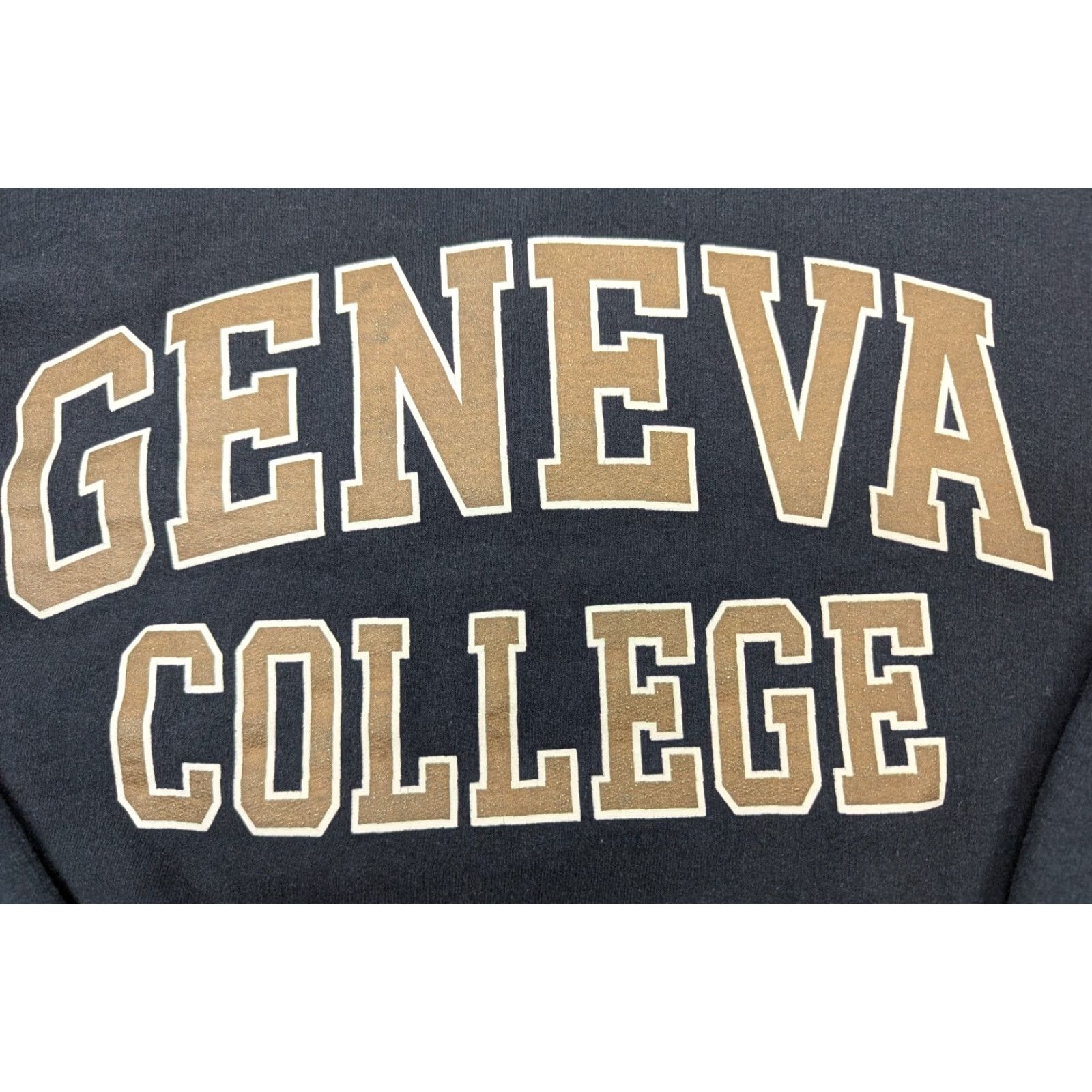 Vintage MV Sport Geneva College Navy Crewneck Sweatshirt Mens Shirt Pullover Long Sleeve Small Blue Cotton Logo Weekday College Size US S / EU 44-46 / 1 - 3 Thumbnail