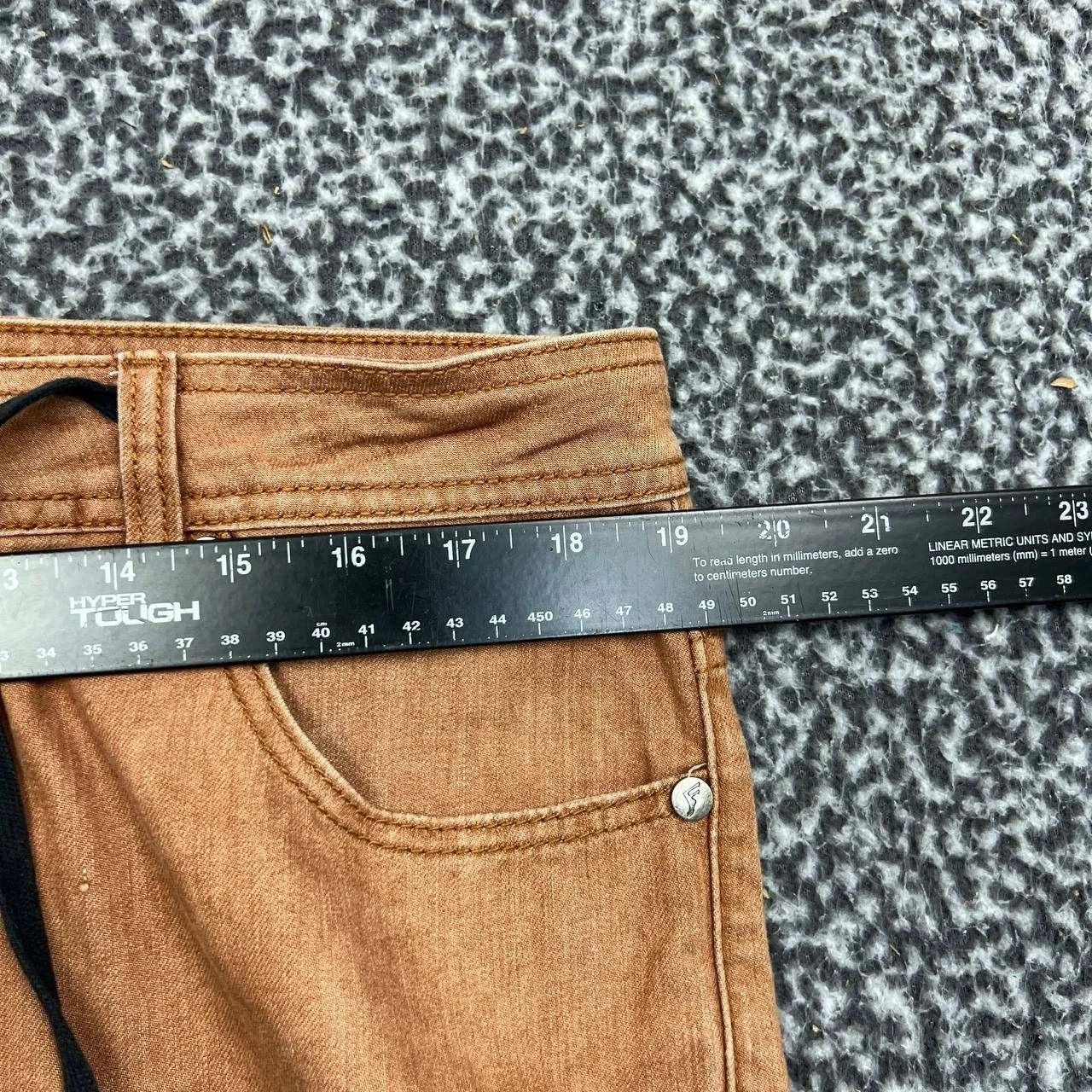 Other Footprint Manufacture Jeans Men 36x33 Brown Denim Pants Size US 36 / EU 52 - 7 Thumbnail