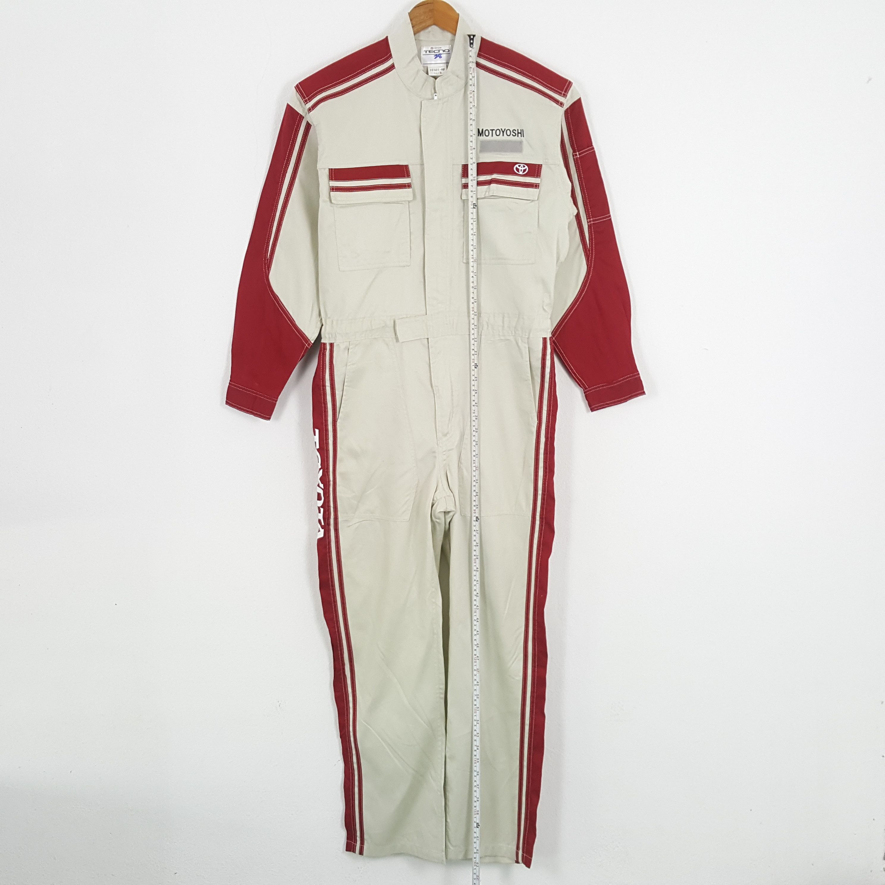 Japanese Brand × Vintage Vintage TOYOTA TECNO Japanese Racing Teams Coverall Jacket Size US M / EU 48-50 / 2 - 7 Thumbnail