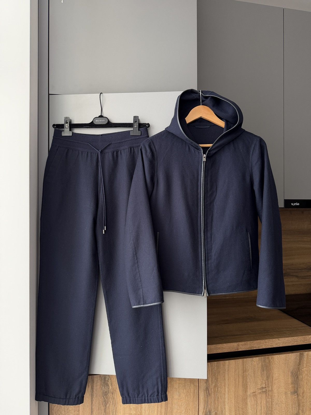 Loro Piana Loro Piano Cashemere & Wool Tracksuit Zip Hoodie And Pants Size S / US 4 / IT 40 - 1 Thumbnail