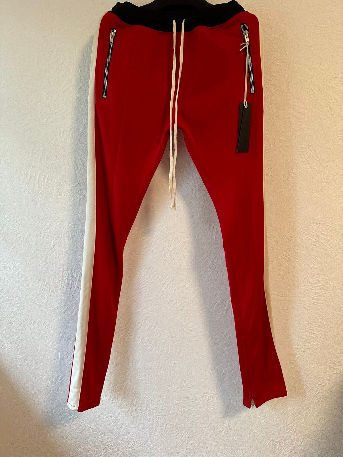 Fear of God Like New Fear of God 5th Collection Track Pants *Red/Cream* |  Grailed