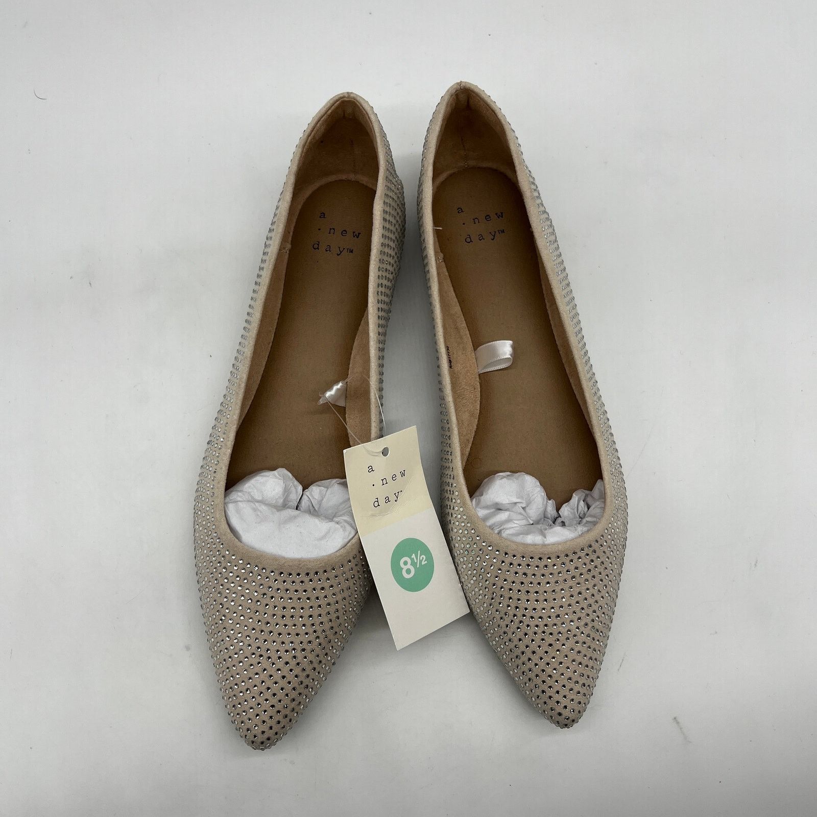 Other A New Day Women's Corinna Ballet Rhinestone Flats Size 8.5 Size US 8.5 / IT 38.5 - 21 Thumbnail