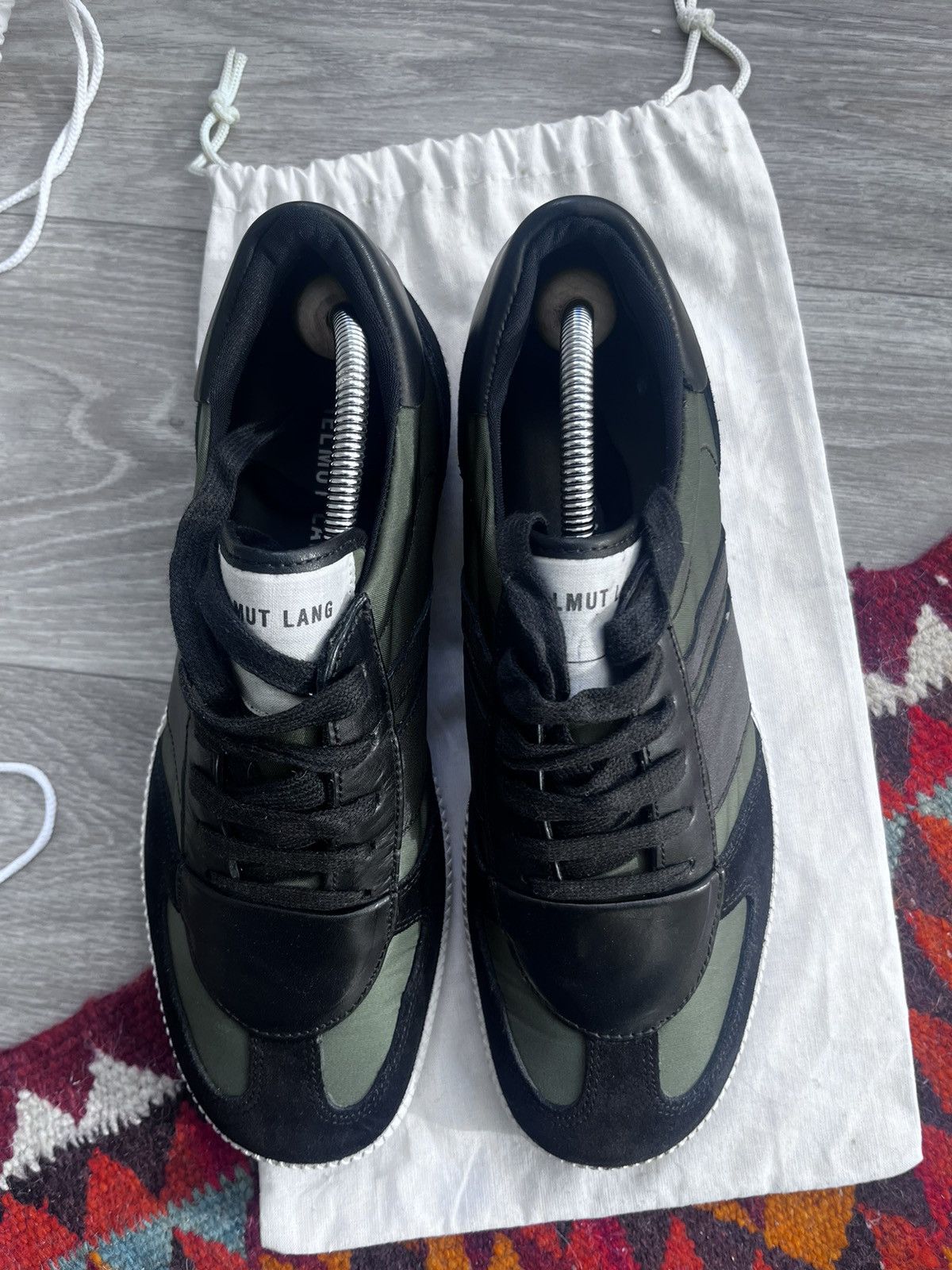 Helmut Lang × Vintage Helmut Lang Low top Leather shoes Size US 8.5 / EU 41-42 - 3 Thumbnail