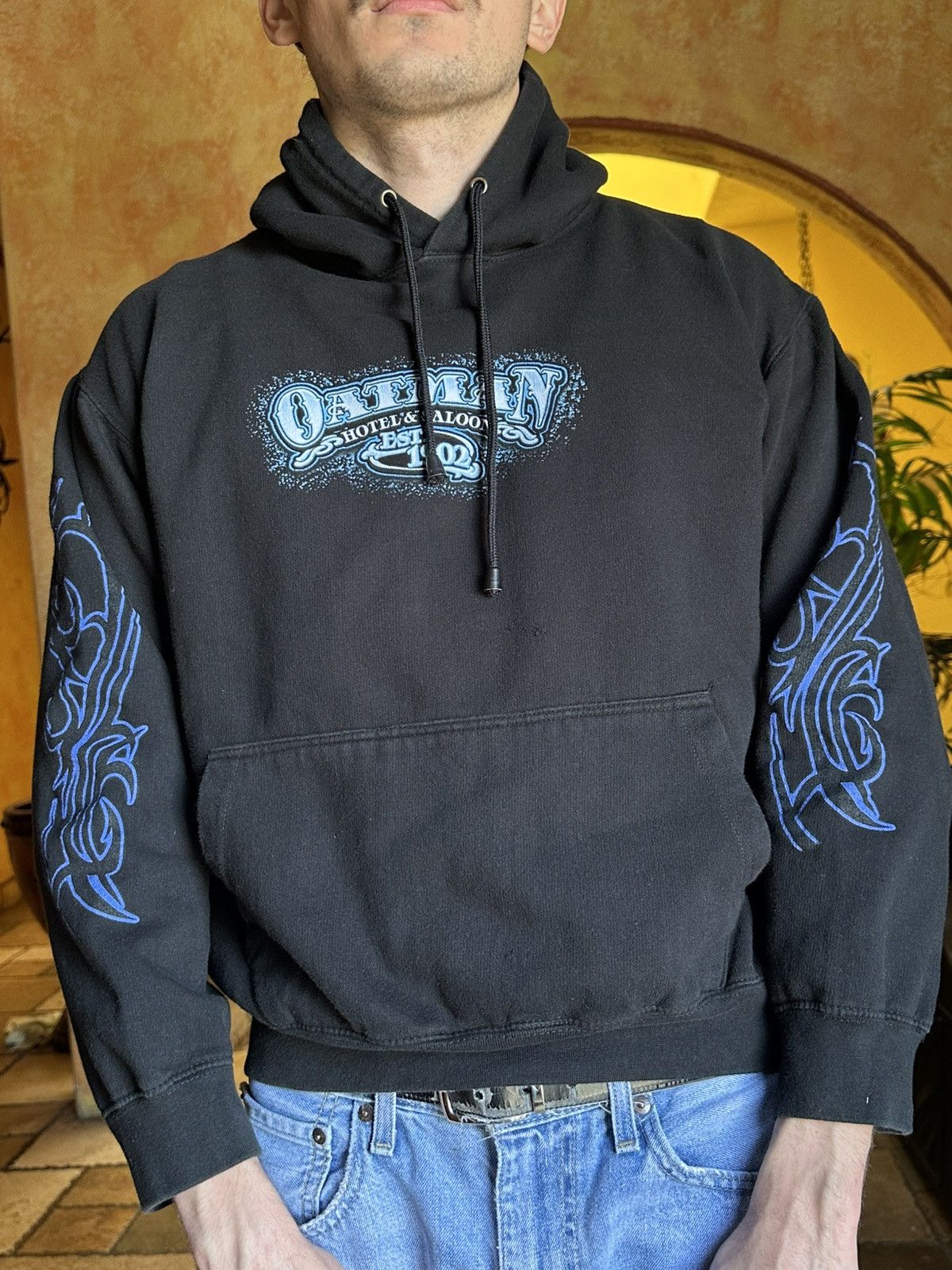 West Coast Choppers 📌 vintage Oatman Hotel & Saloon Skeleton Hoodie Size US S / EU 44-46 / 1 - 5 Thumbnail