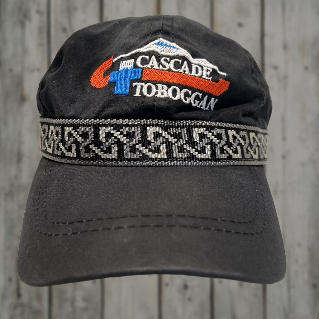 Vintage Cascade Rescue Geometric Snapback Hat Cap Adjustable Embroidered Black One Size Men Cap Size ONE SIZE - 1 Thumbnail