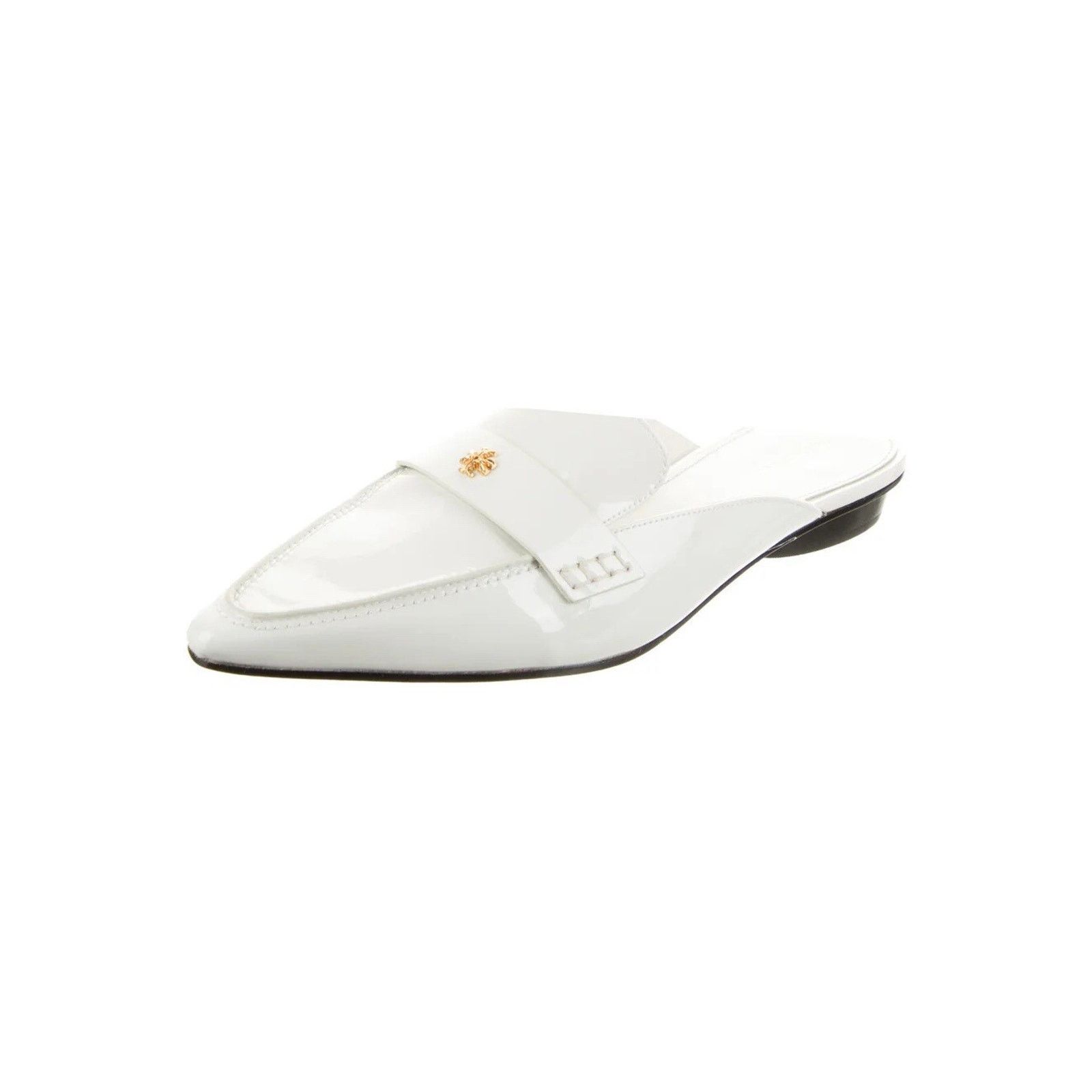 Tory Burch Tory Burch White Patent Mules Size US 8.5 / IT 38.5 - 4 Thumbnail