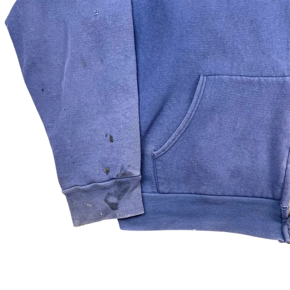 Vintage VINTAGE THRASHED FADED GERMAN ZIP HOODIE Size US L / EU 52-54 / 3 - 3 Thumbnail