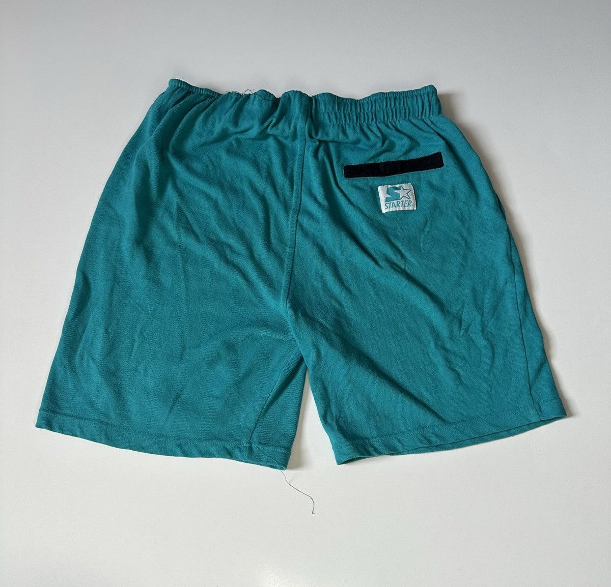 Starter × Vintage RARE Vintage Starter 90s San Jose Sharks Teal Blue Shorts L Size US 35 - 6 Thumbnail