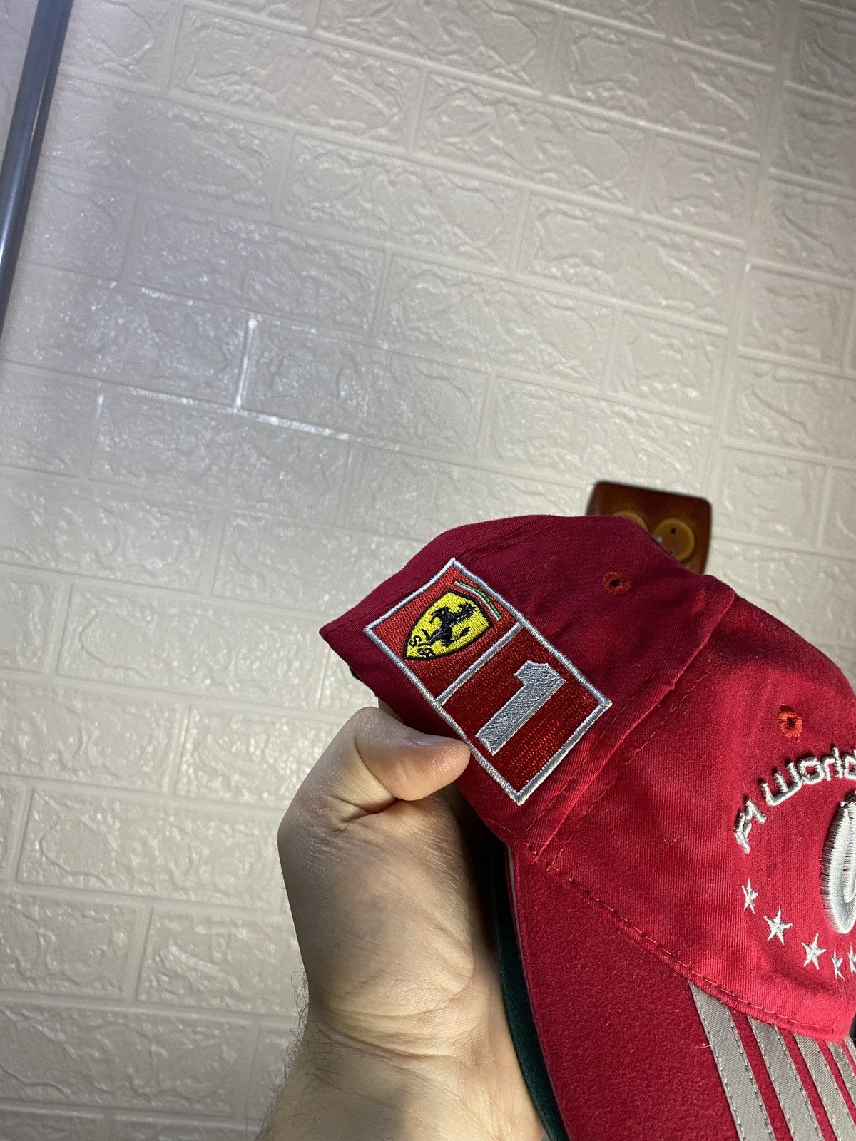Vintage Ferrari Vintage Cap Michael Schumacher World Champion F1 Size ONE SIZE - 3 Thumbnail