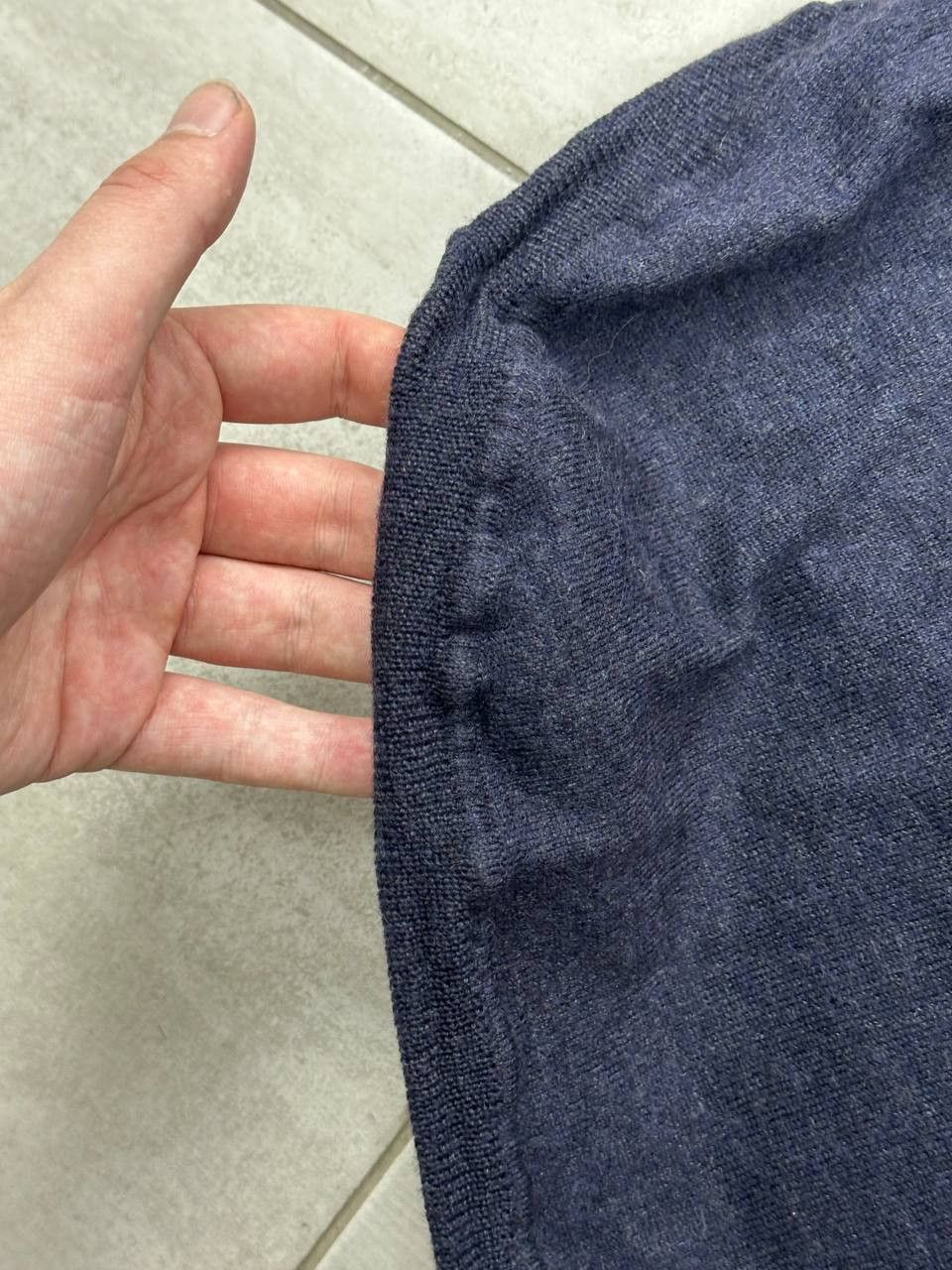 OSKA Luxury Oska Asymetric Virgin Wool Navy Sweater Size S Size XS / US 0-2 / IT 36-38 - 9 Thumbnail