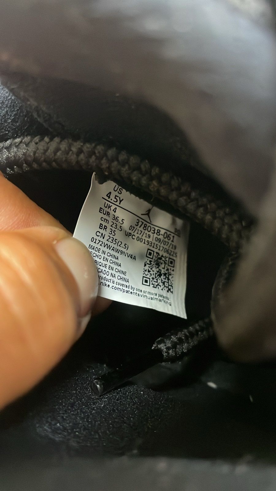 Jordan Brand Air Jordan 11 Retro GS 'Bred' 2019 US Youth’s Size 4.5 Size US 4.5 / IT 34.5 - 14 Thumbnail