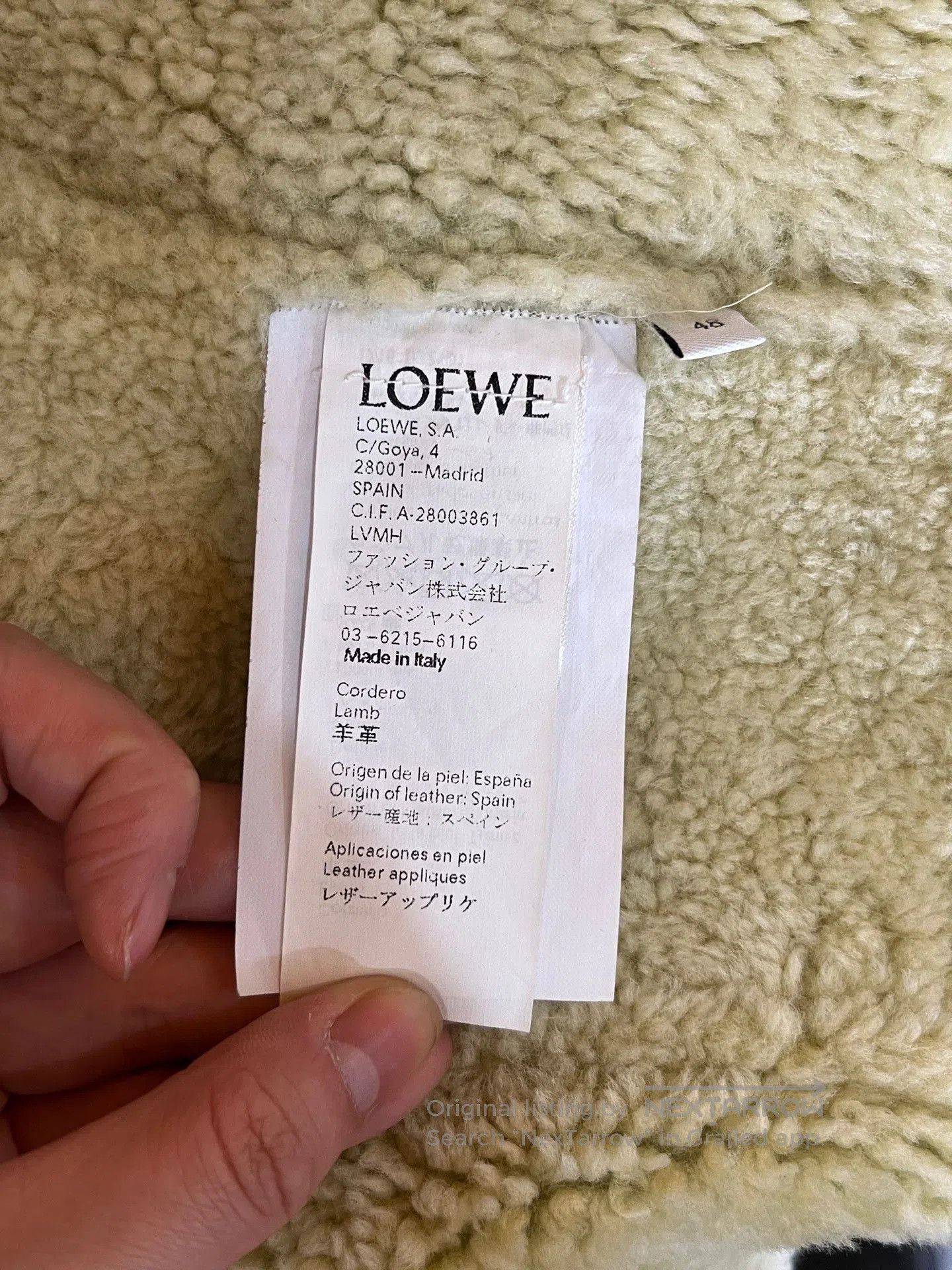 Loewe Loewe Fur Leather Color Block Coat. Size US M / EU 48-50 / 2 - 5 Thumbnail