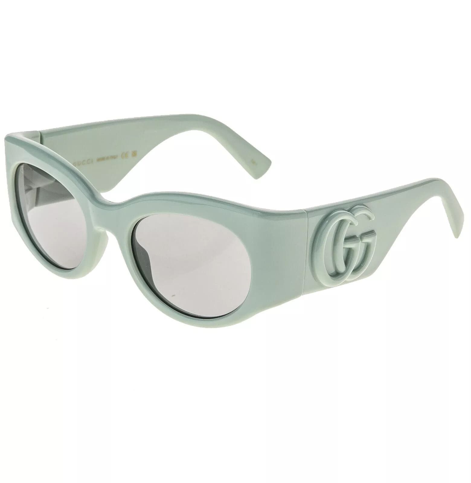 Gucci GUCCI LIDO 1544 Sage Green Oval Gg1544S Sunglasses 003 Size ONE SIZE - 8 Thumbnail