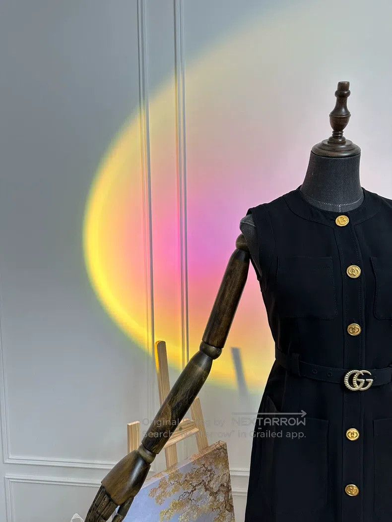 Gucci Gucci Double G wool silk blended vest dress Size XS / US 0-2 / IT 36-38 - 6 Thumbnail