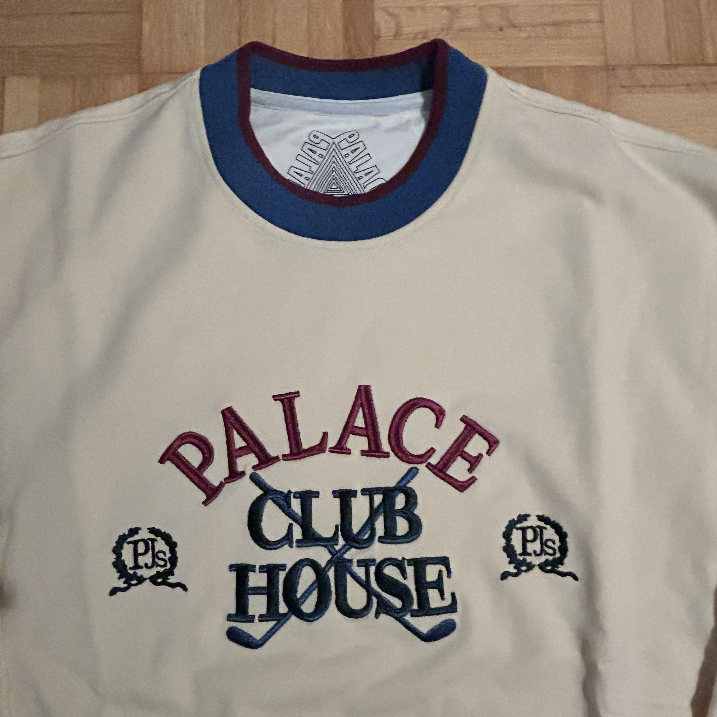 Palace Palace Clubhouse Crewneck Cream XL FW17 Size US XL / EU 56 / 4 - 2 Thumbnail