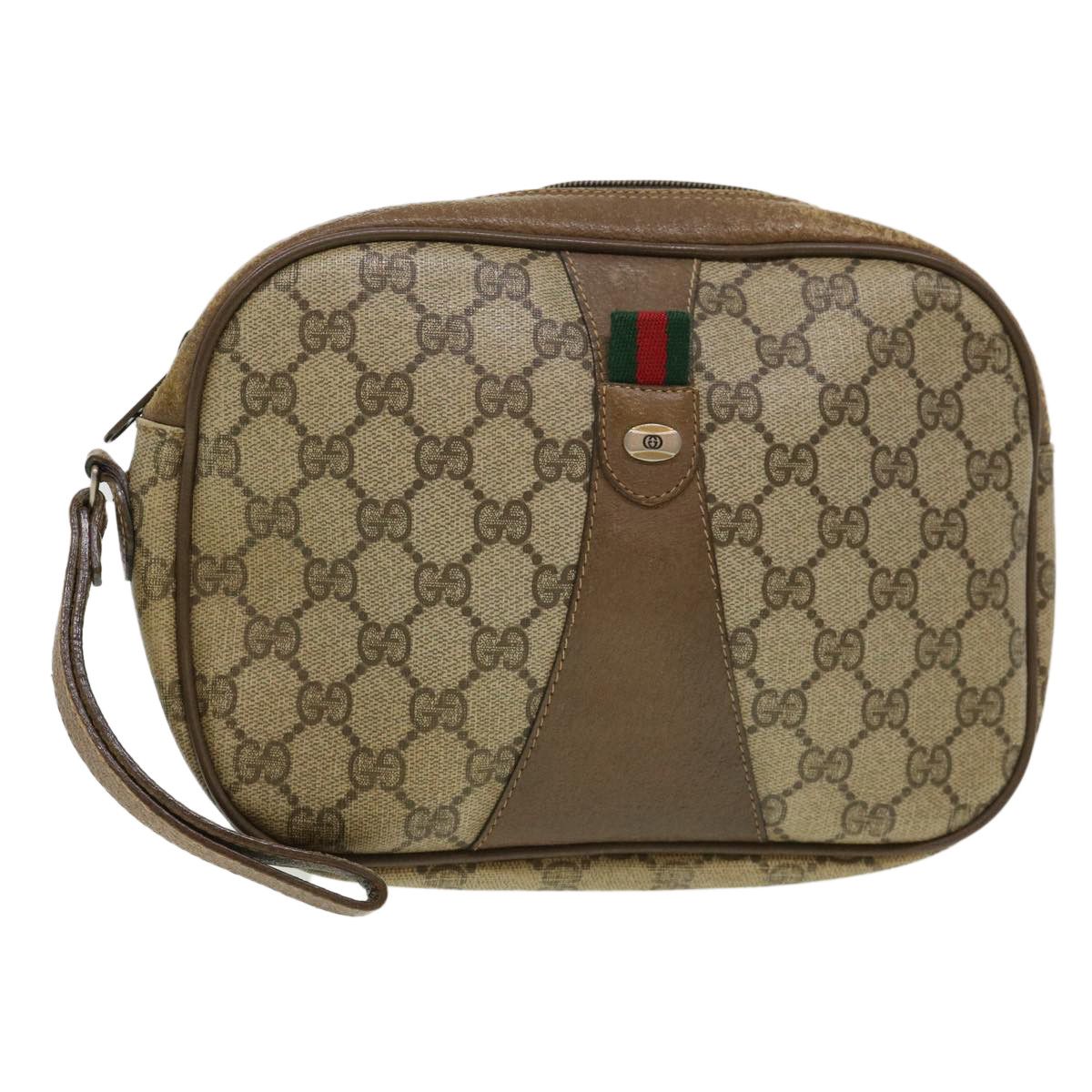 Gucci Beige Canvas Clutch Bag (Pre-Owned) Size ONE SIZE - 1 Thumbnail