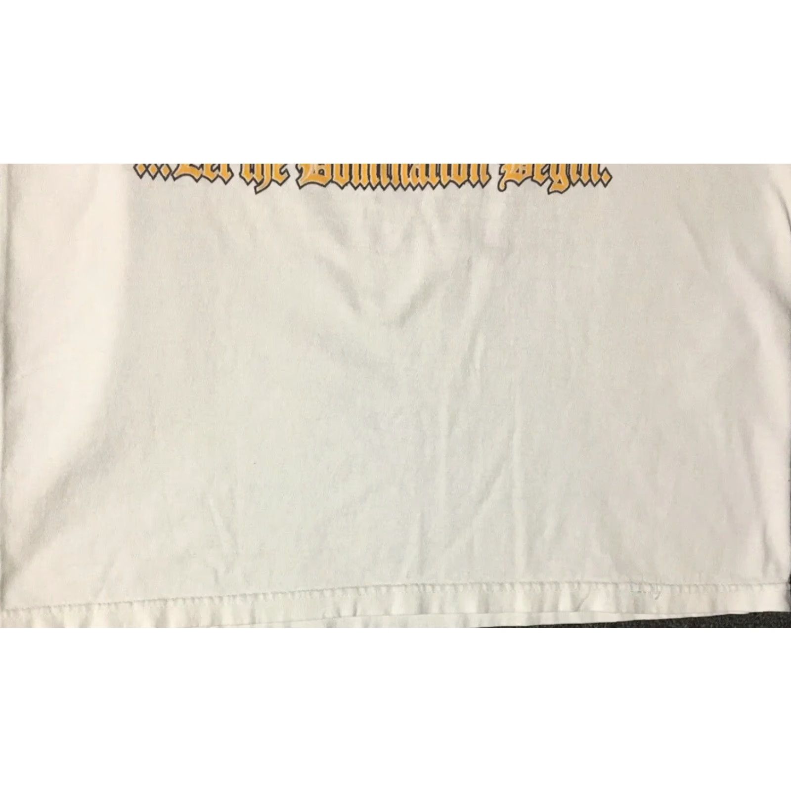 Vintage Vtg 90s Padres School Let The Domination Begin Faded Shirt S Track PE Grunge Gym Nike? Size US S / EU 44-46 / 1 - 7 Thumbnail