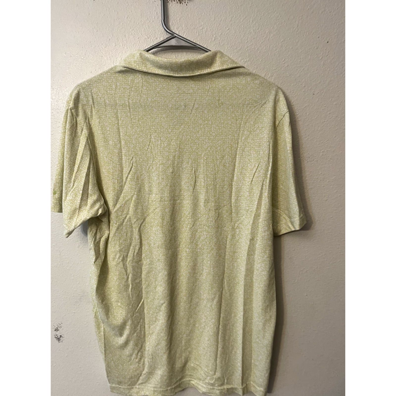 Adidas Adidas Polo Shirt Mens M Yellow Parley Ocean Plastic Cracked Lava Sample Short Sleeve Collared Shirt Size US M / EU 48-50 / 2 - 2 Thumbnail