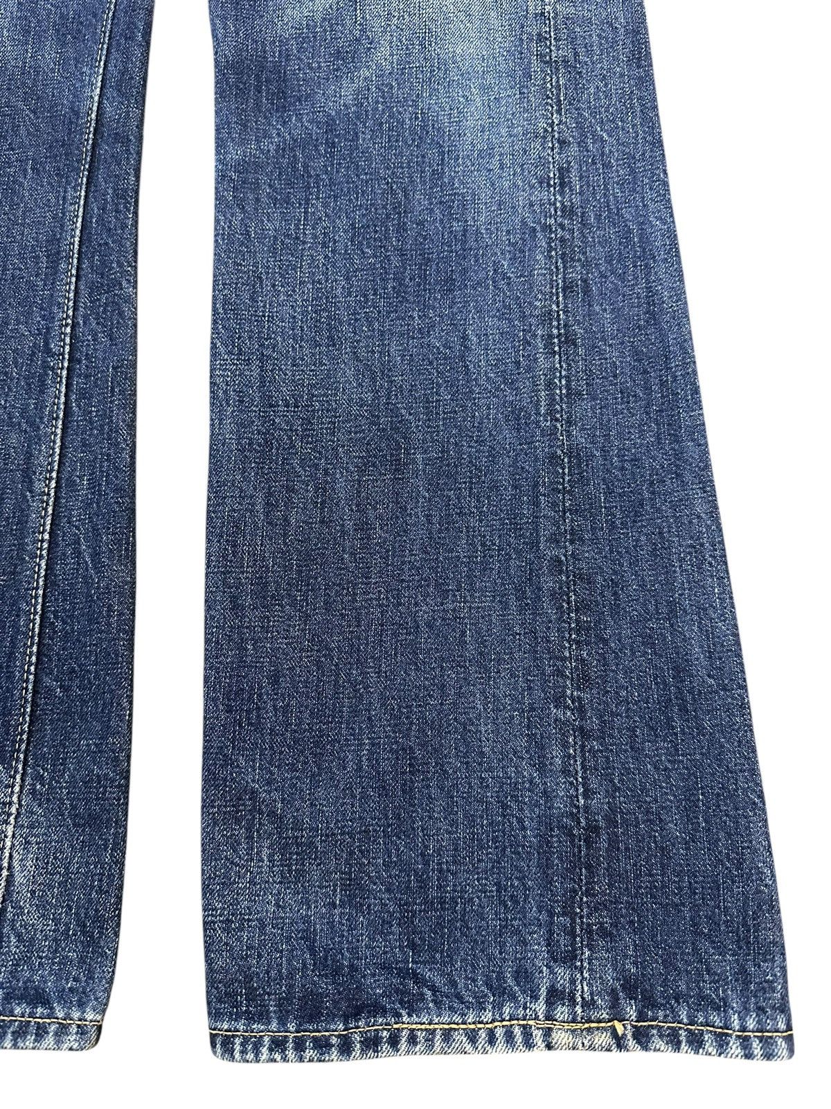 Full Count & Co. Vintage Japan Full Count Blue Faded Wash Wide Leg Jeans Size US 30 / EU 46 - 7 Thumbnail