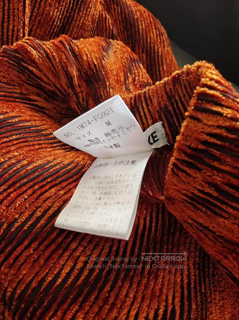 Issey Miyake Issey Miyake Red Skirt Size 25" / US 0 / IT 36 - 4 Thumbnail