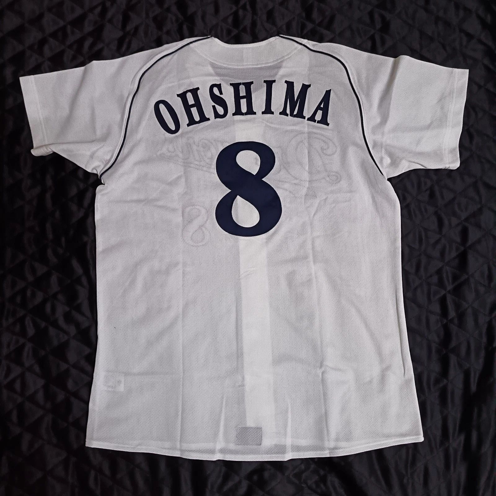 Asics Chunichi Dragons Yohei Ohshima NPB Japanese Baseball Jersey Size US L / EU 52-54 / 3 - 4 Thumbnail